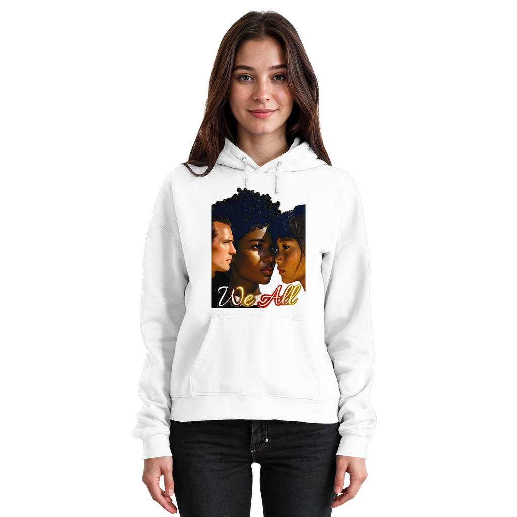WE ALL Hoodie Unisex 4 Farben S- 5XL - Basic Unisex Hoodie