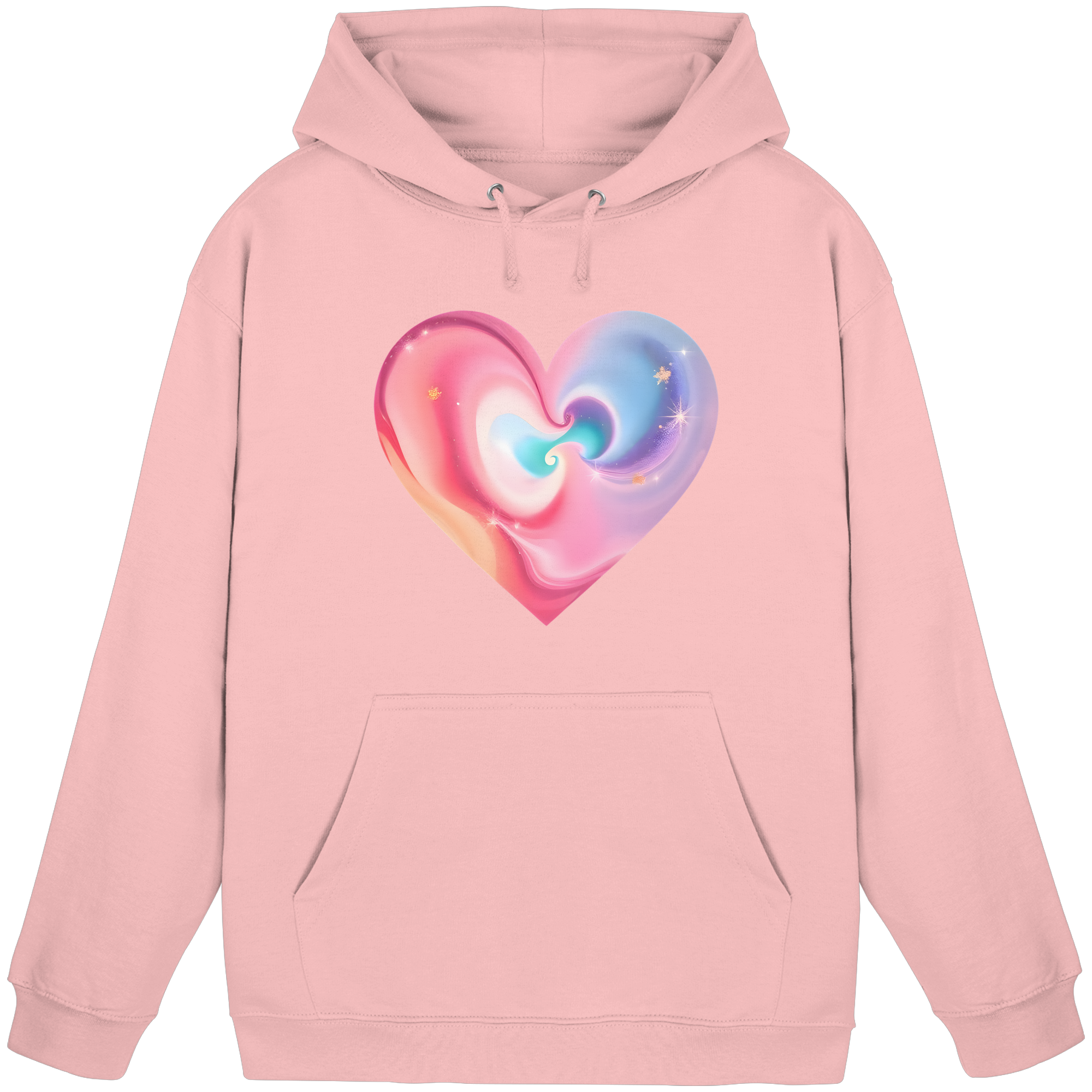 Magic Heart Damen Hoodie 10 Farben XS-3XL - Basic Unisex Hoodie