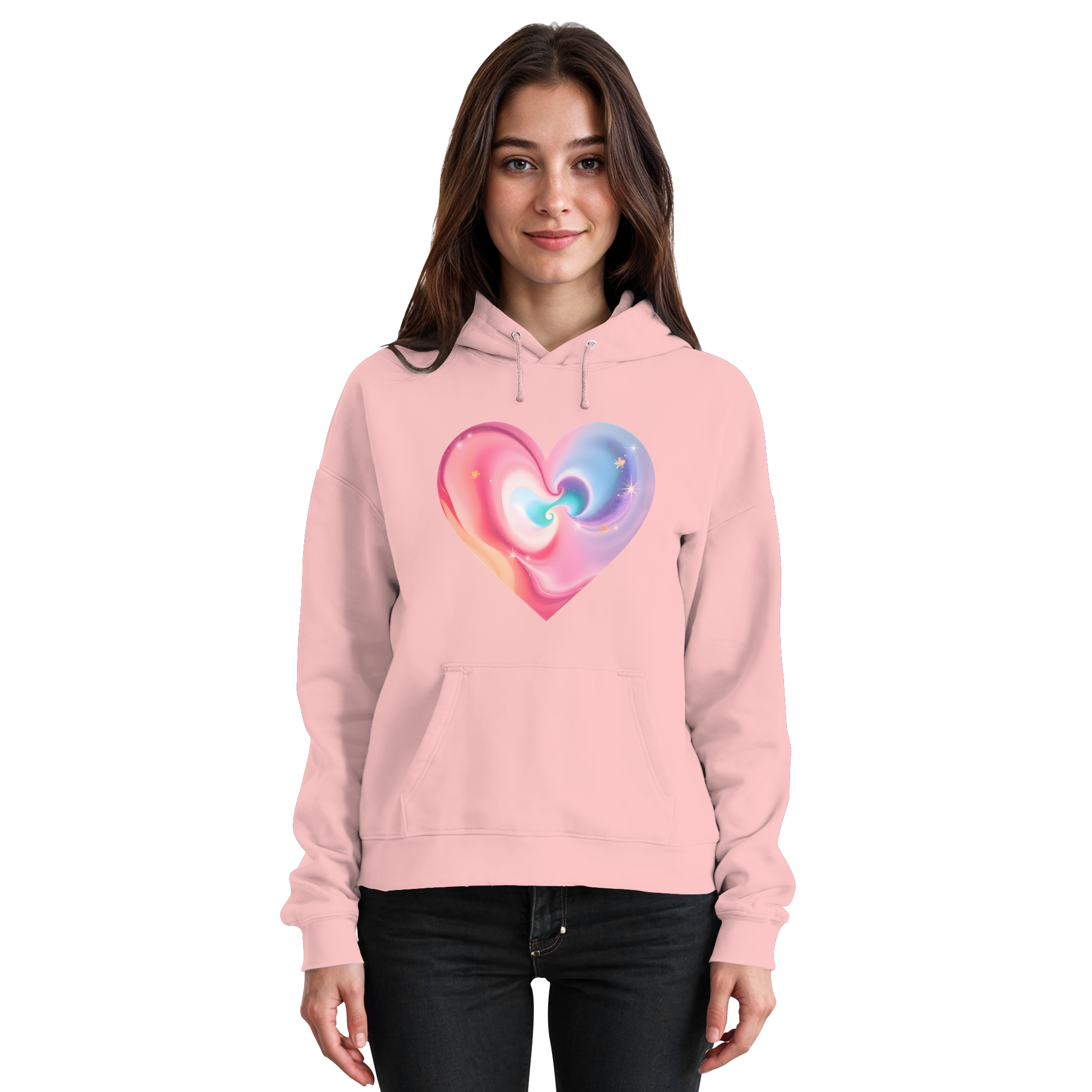 Magic Heart Women's Hoodie 10 Colors XS- 3XL - Basic Unisex Hoodie