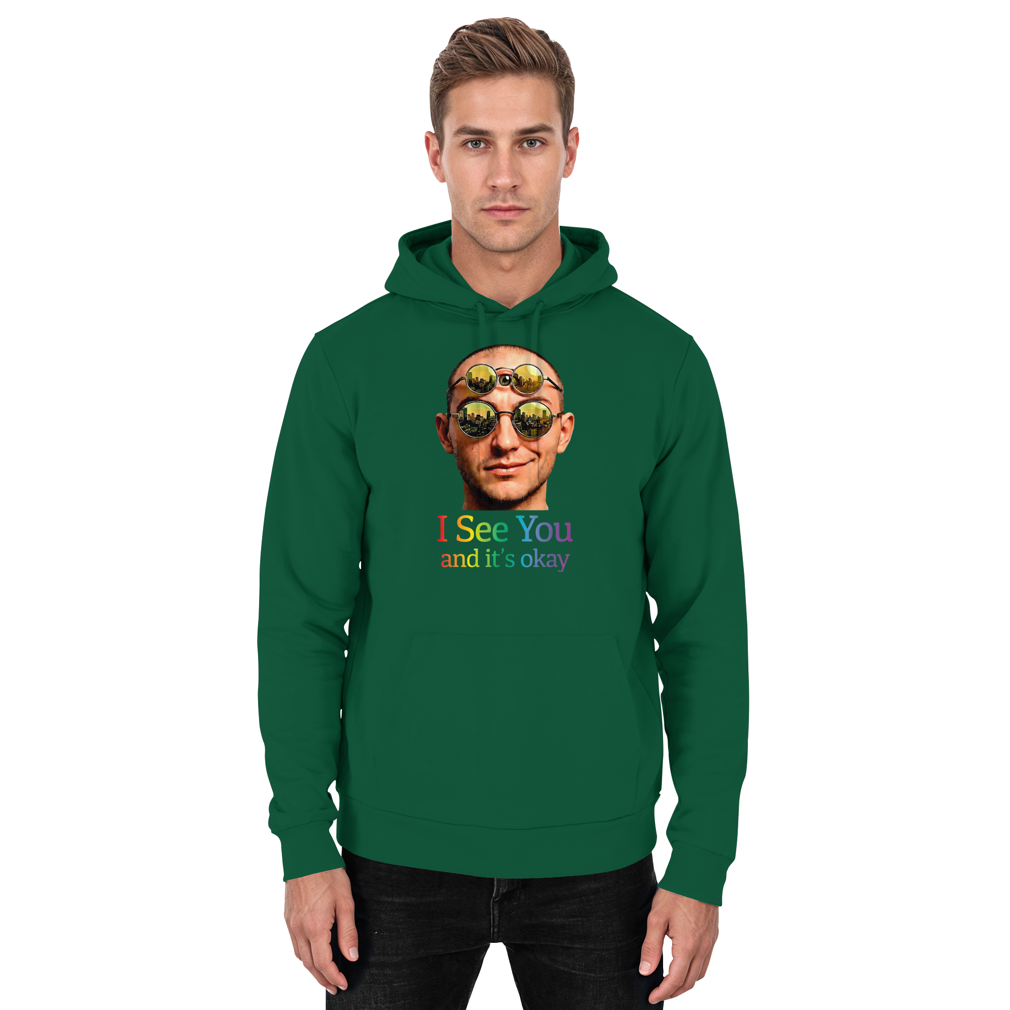 I See You and It's Okay Hoodie Unisex 6 Colors S- 5XL - Basic Unisex Hoodie