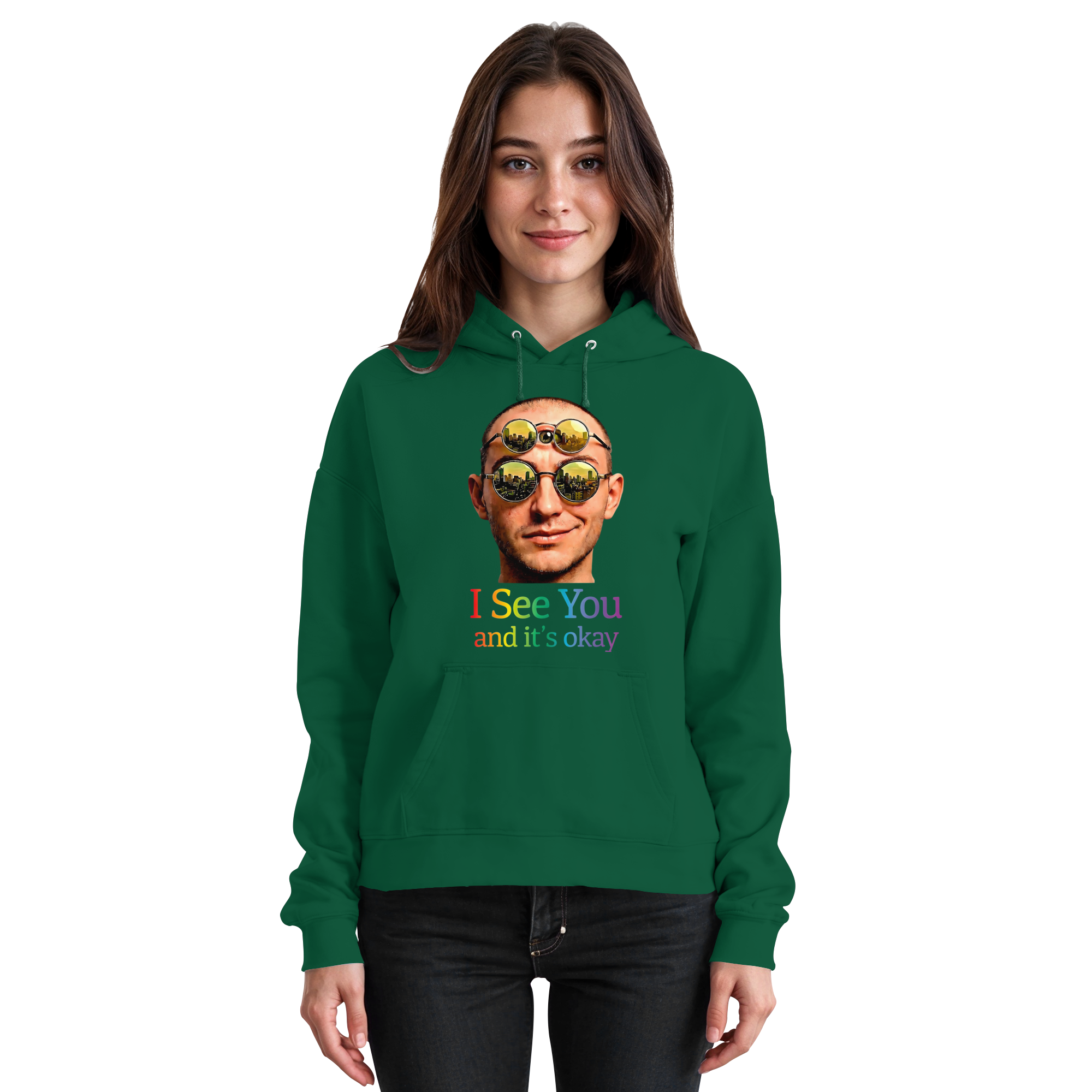 I See You and It's Okay Hoodie Unisex 6 Colors S- 5XL - Basic Unisex Hoodie