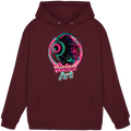 Vision Art Neon Cyberpunk Kopfhörer Hoodie – Leuchtend Pink & Cyan Streetwear | 10 Farben XS-5XL - Basic Unisex Hoodie