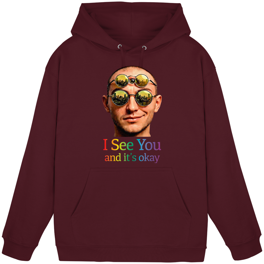 I See You and It's Okay Hoodie Unisex 6 Colors S- 5XL - Basic Unisex Hoodie