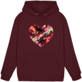 Kosmischer Liebe-Herz-Kapuzenpullover Unisex – Galaxie-Nebel-Herz-Design | 5 Farben S-3XL