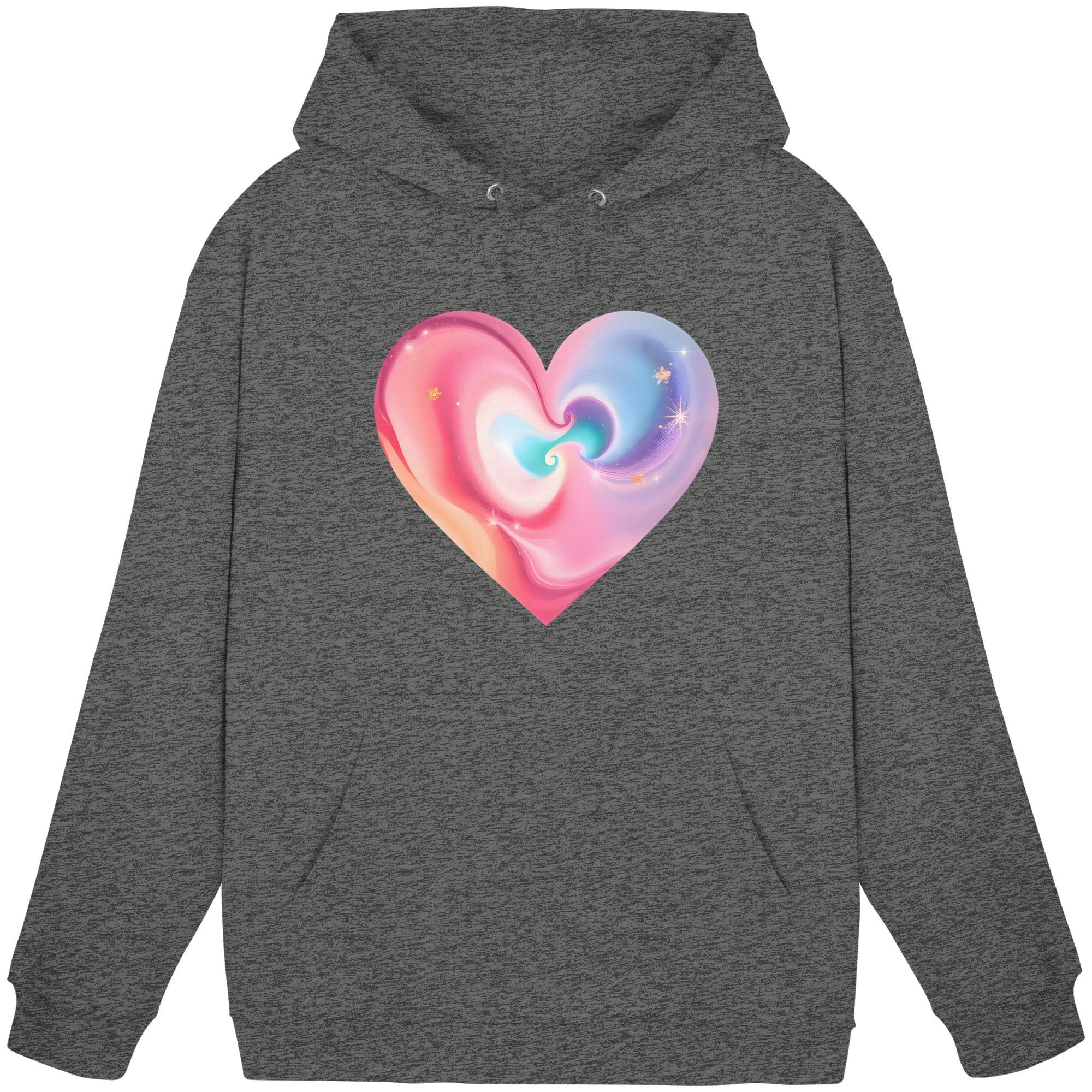 Magic Heart Damen Hoodie 10 Farben XS-3XL - Basic Unisex Hoodie