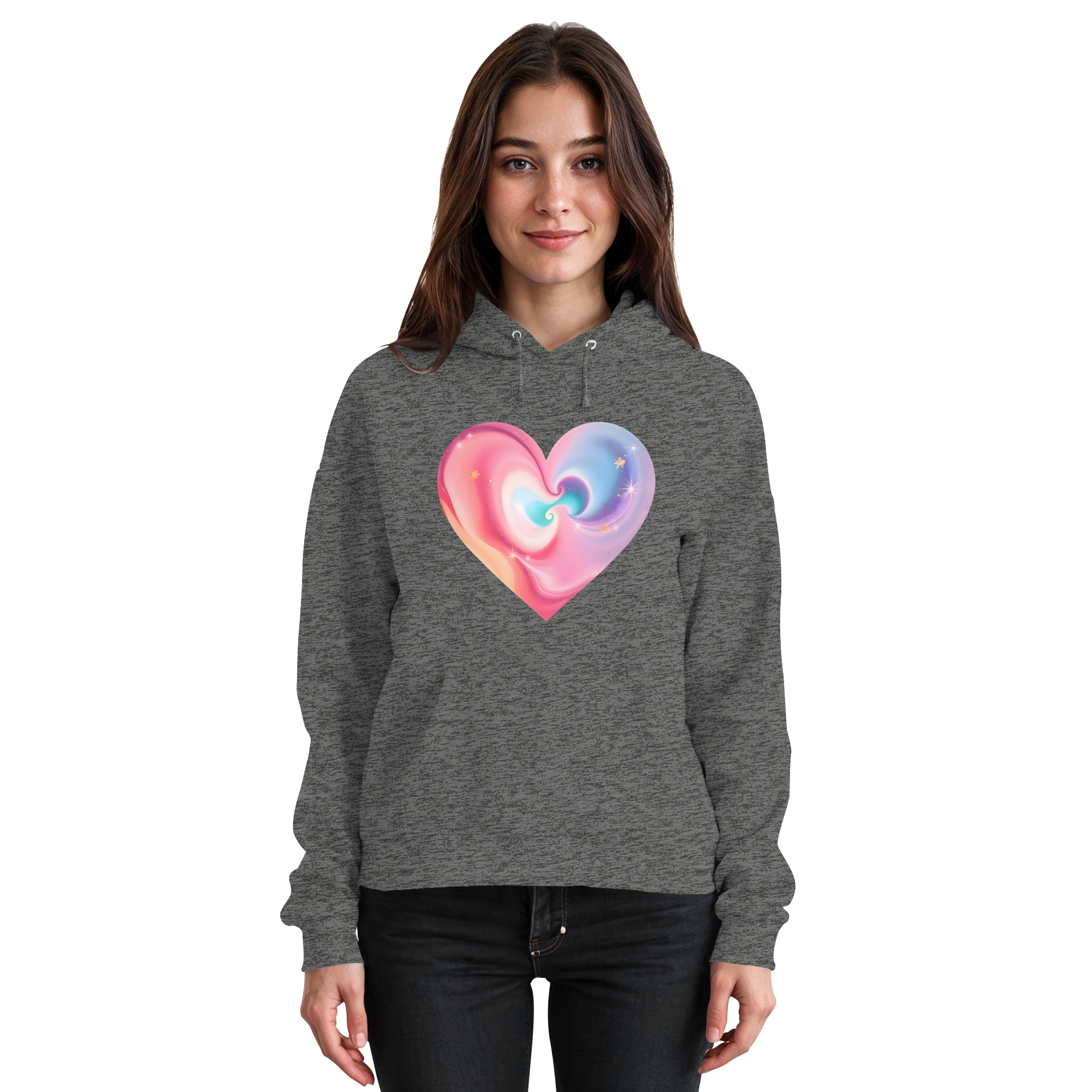 Magic Heart Women's Hoodie 10 Colors XS- 3XL - Basic Unisex Hoodie