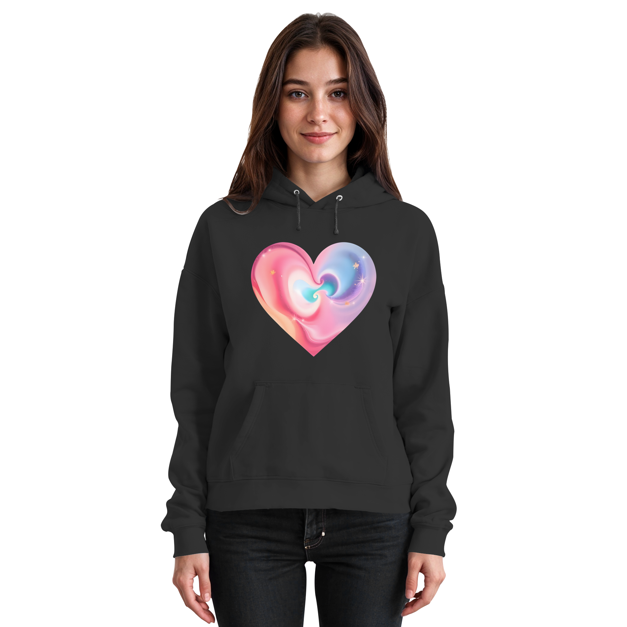 Magic Heart Women's Hoodie 10 Colors XS- 3XL - Basic Unisex Hoodie
