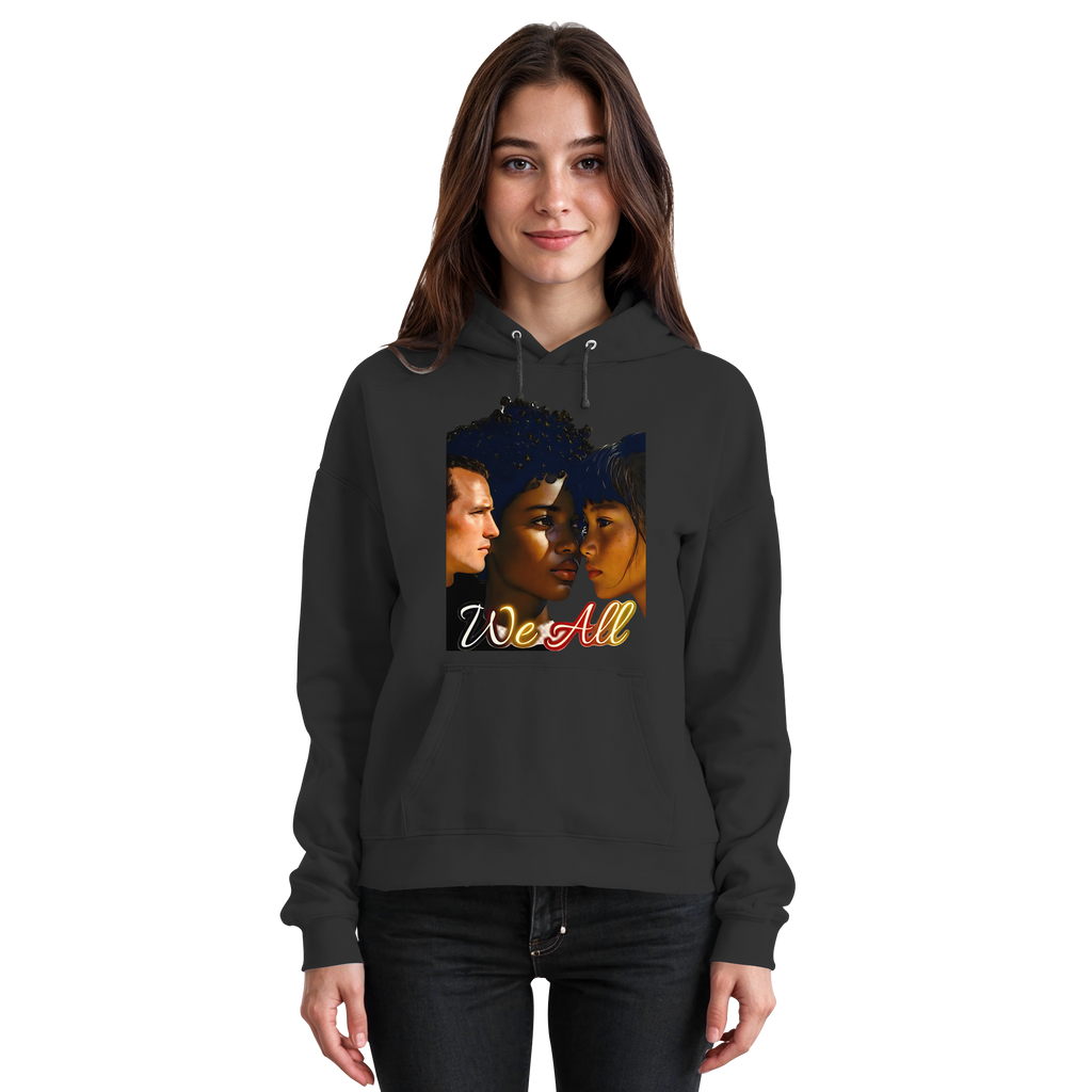 WE ALL Hoodie Unisex 4 Farben S- 5XL - Basic Unisex Hoodie
