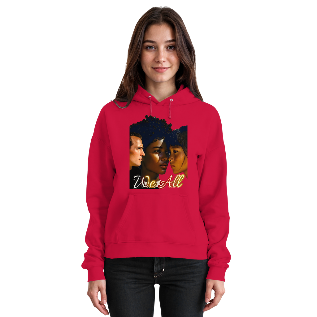 WE ALL Hoodie Unisex 4 Farben S- 5XL - Basic Unisex Hoodie