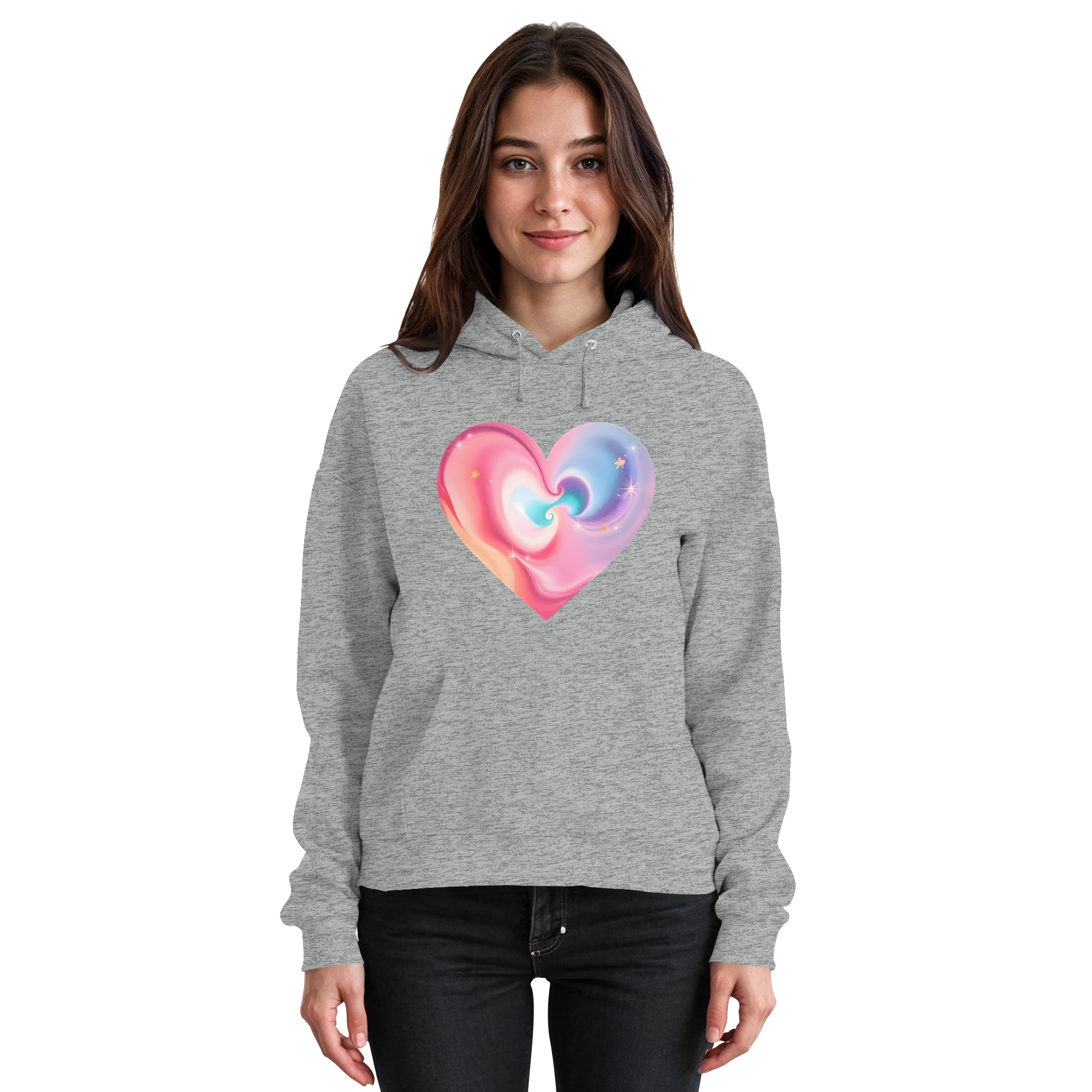 Magic Heart Women's Hoodie 10 Colors XS- 3XL - Basic Unisex Hoodie