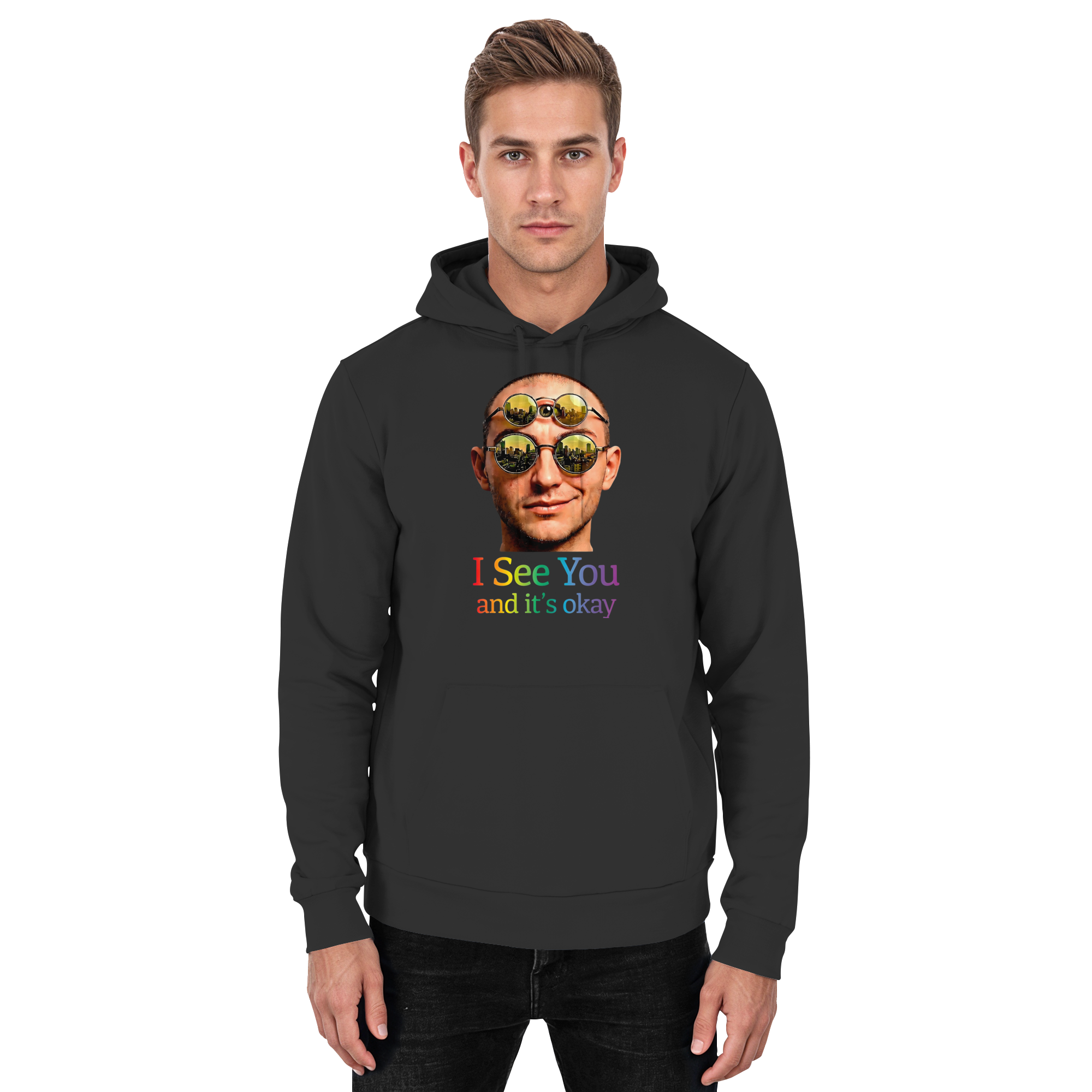 I See You and It's Okay Hoodie Unisex 6 Colors S- 5XL - Basic Unisex Hoodie