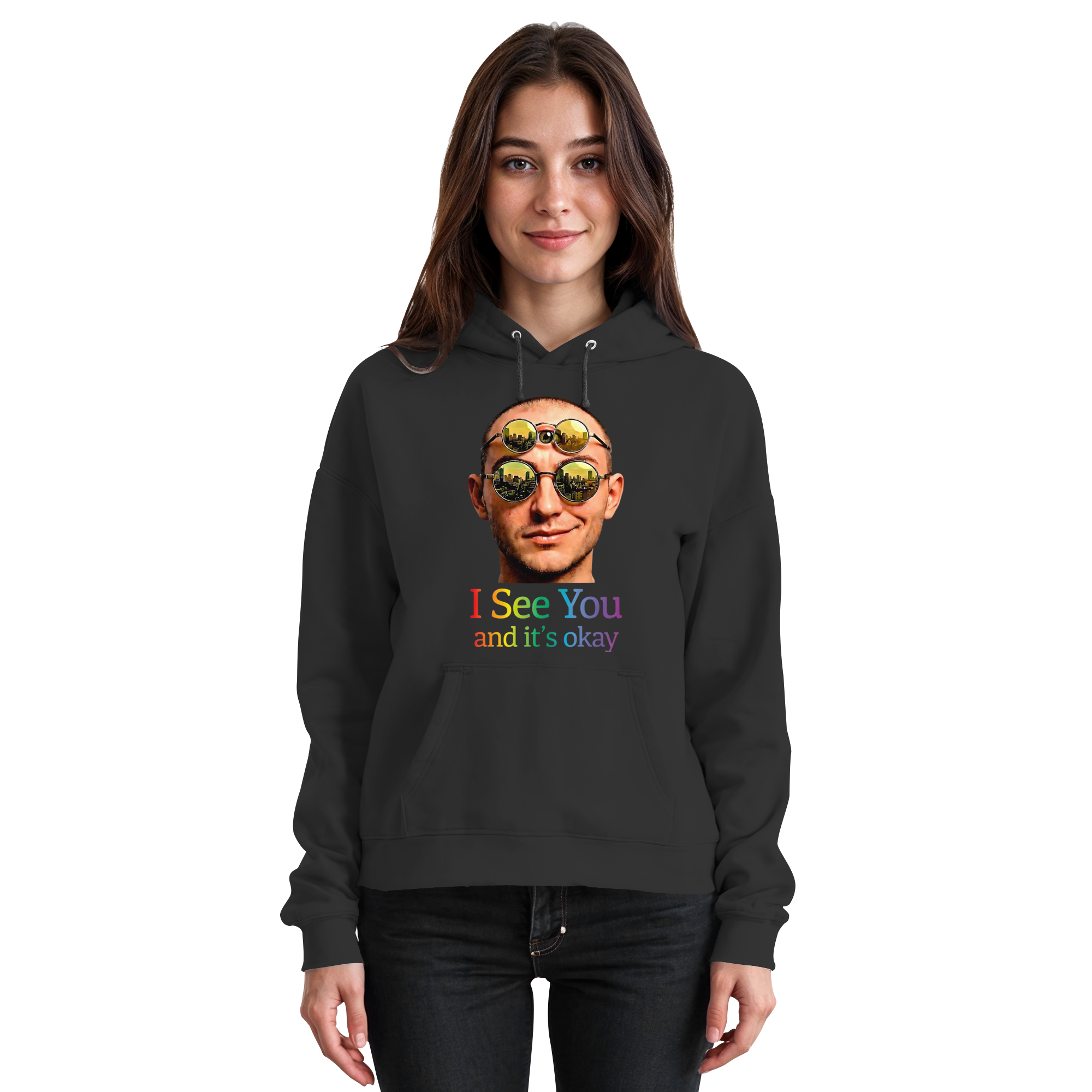 I See You and It's Okay Hoodie Unisex 6 Colors S- 5XL - Basic Unisex Hoodie
