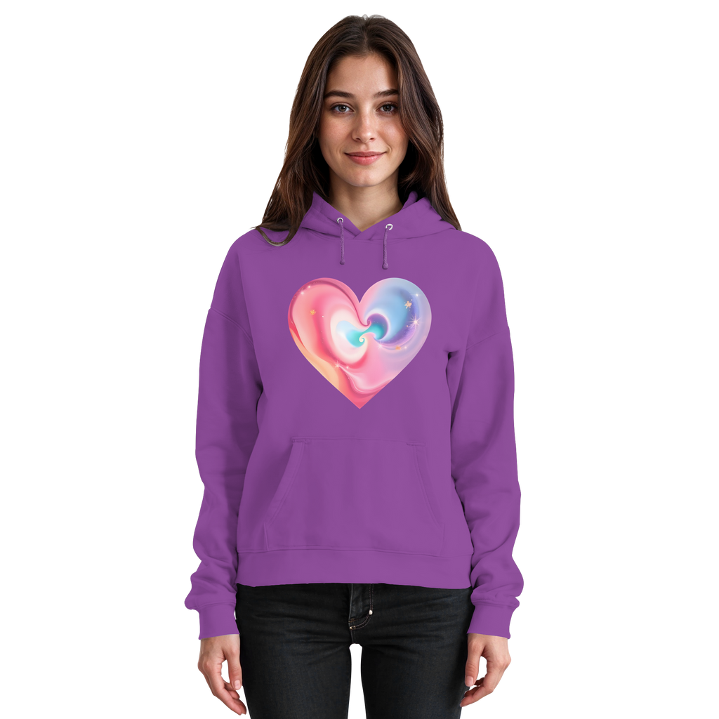 Magic Heart Women's Hoodie 10 Colors XS- 3XL - Basic Unisex Hoodie