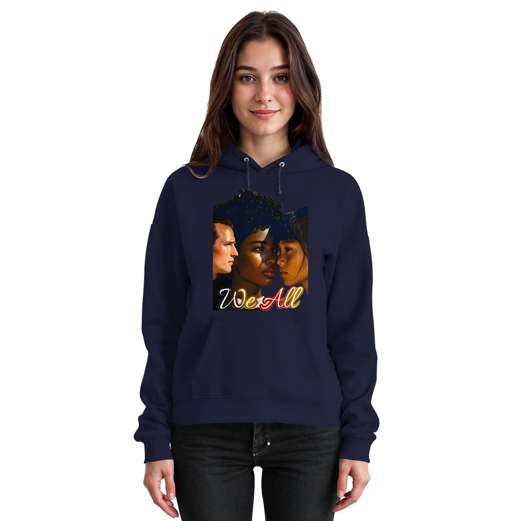 WE ALL Hoodie Unisex 4 Farben S- 5XL - Basic Unisex Hoodie