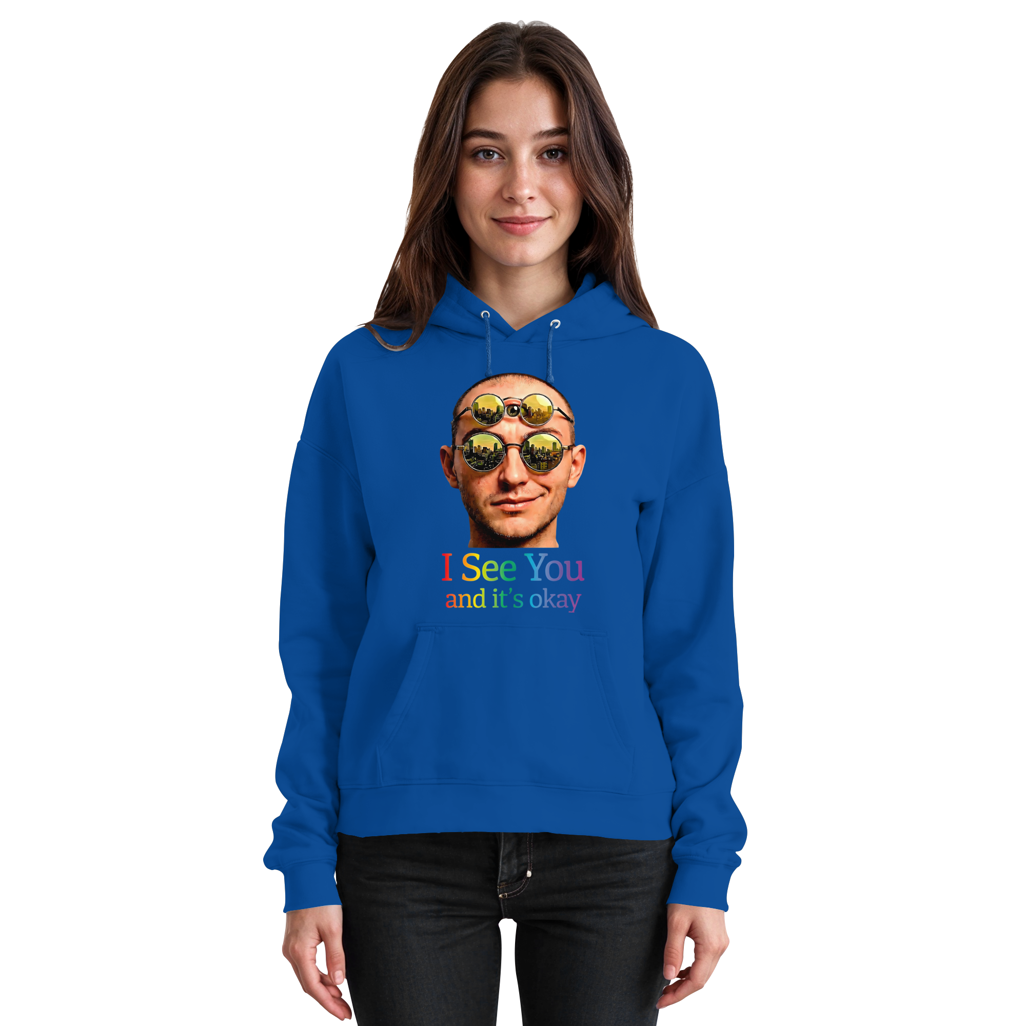 I See You and It's Okay Hoodie Unisex 6 Colors S- 5XL - Basic Unisex Hoodie