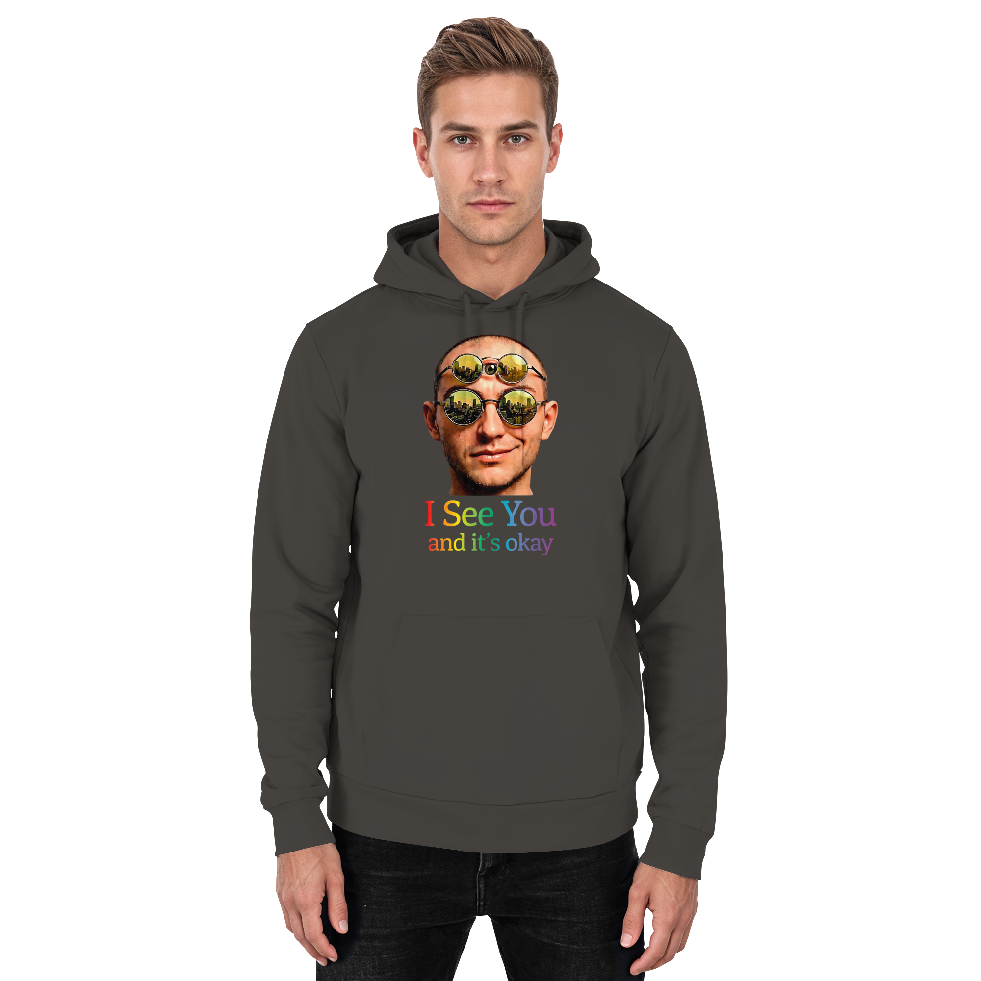 I See You and It's Okay Hoodie Unisex 6 Colors S- 5XL - Basic Unisex Hoodie