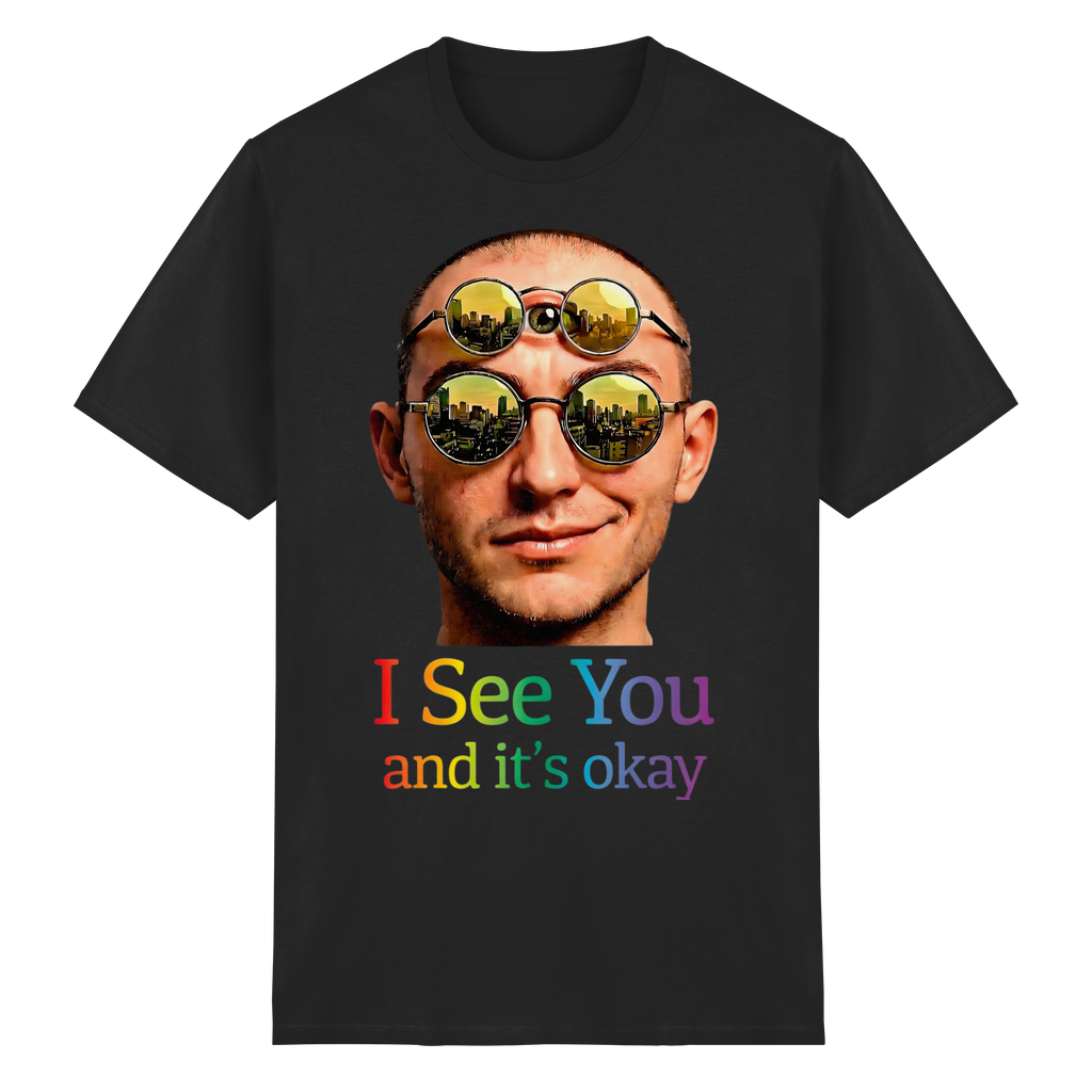 I See You T-Shirt Unisex 13 Farben S- 5XL - Heavy Cotton T-Shirt
