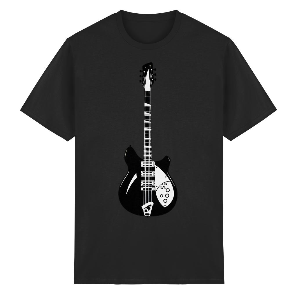 Rickenbacker T-Shirt 6 Farben S- 5XL - Schweres Baumwoll-T-Shirt