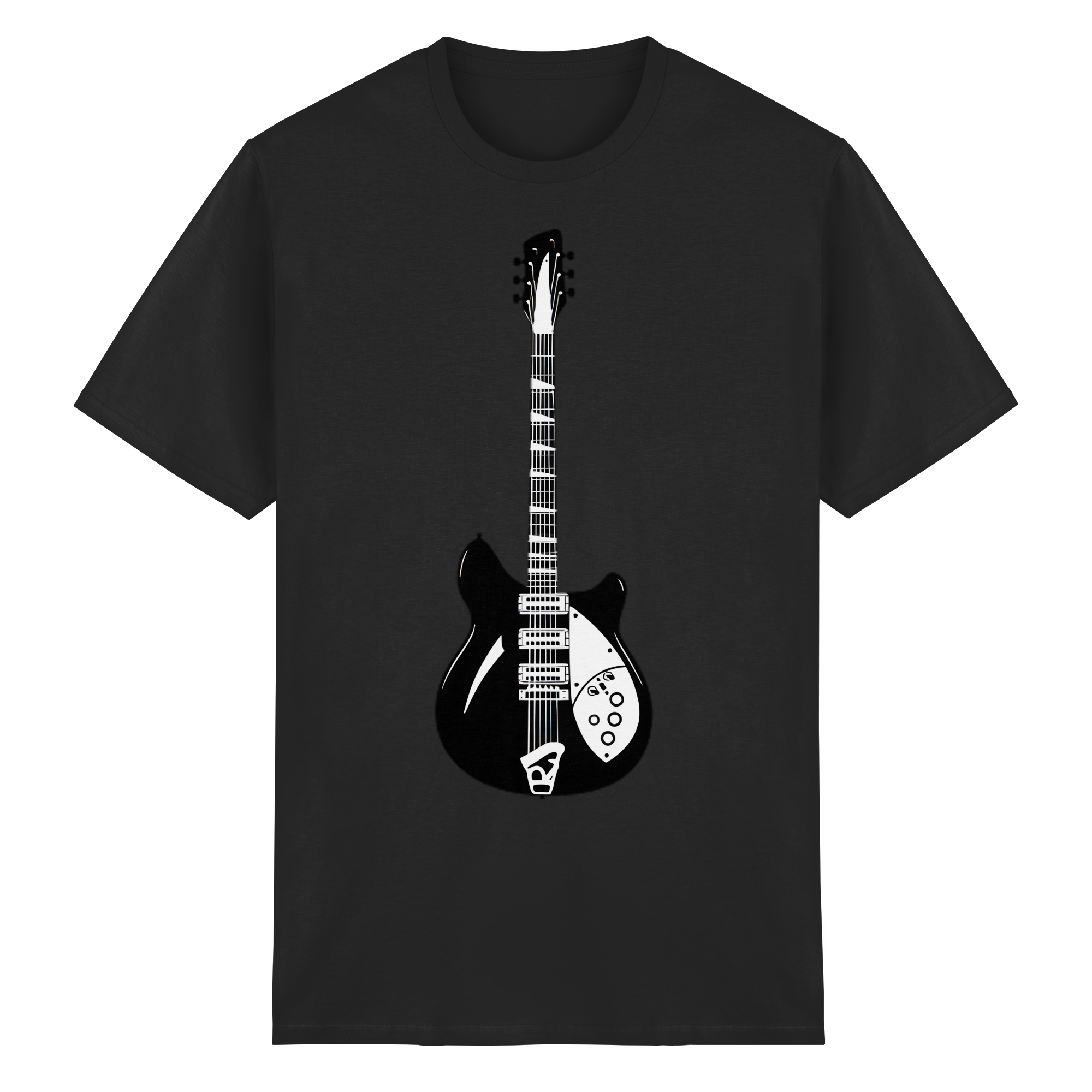 Rickenbacker T-Shirt 6 Farben S- 5XL - Schweres Baumwoll-T-Shirt