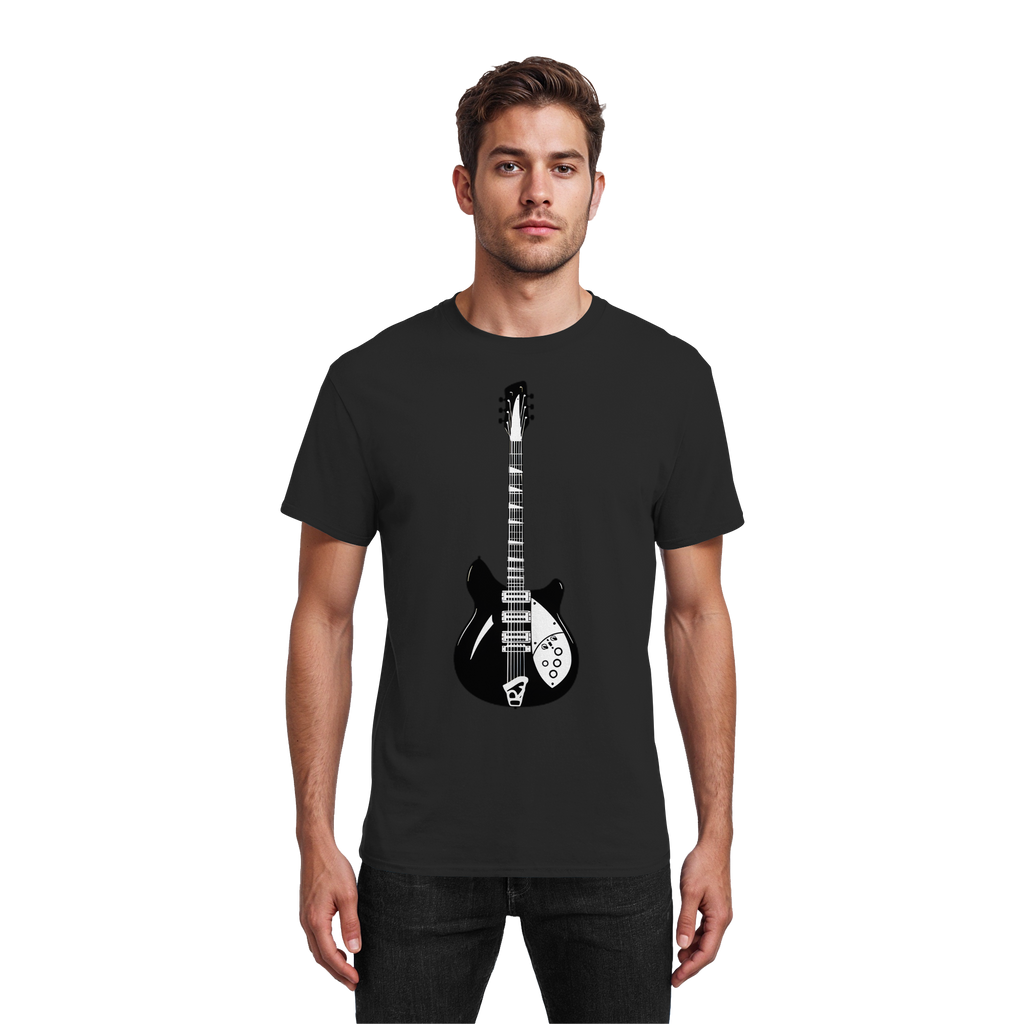 Rickenbacker T-Shirt 6 Farben S- 5XL - Schweres Baumwoll-T-Shirt