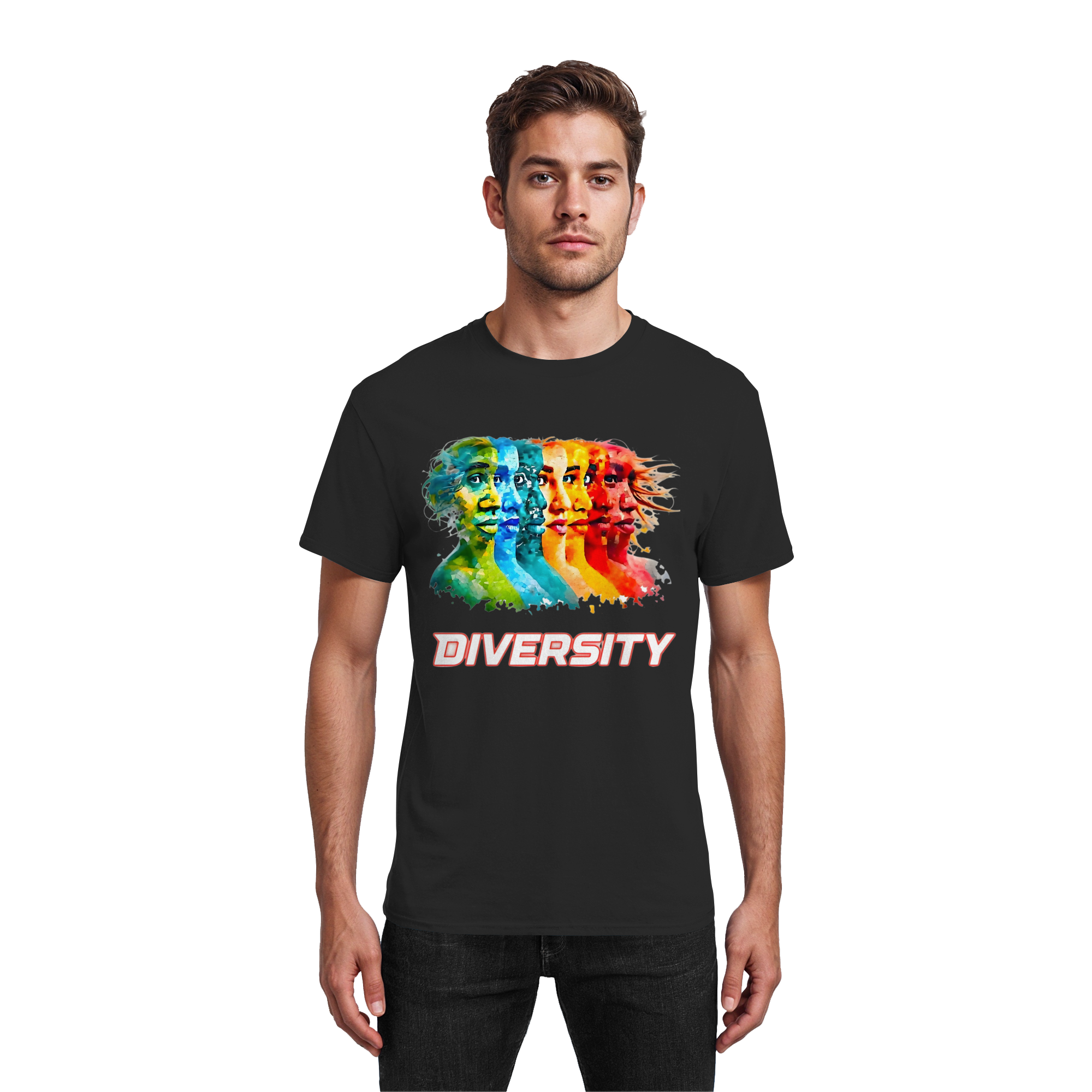 T-shirt Diversité | Soyez vous-même, radieux et unique 8 couleurs S-5XL