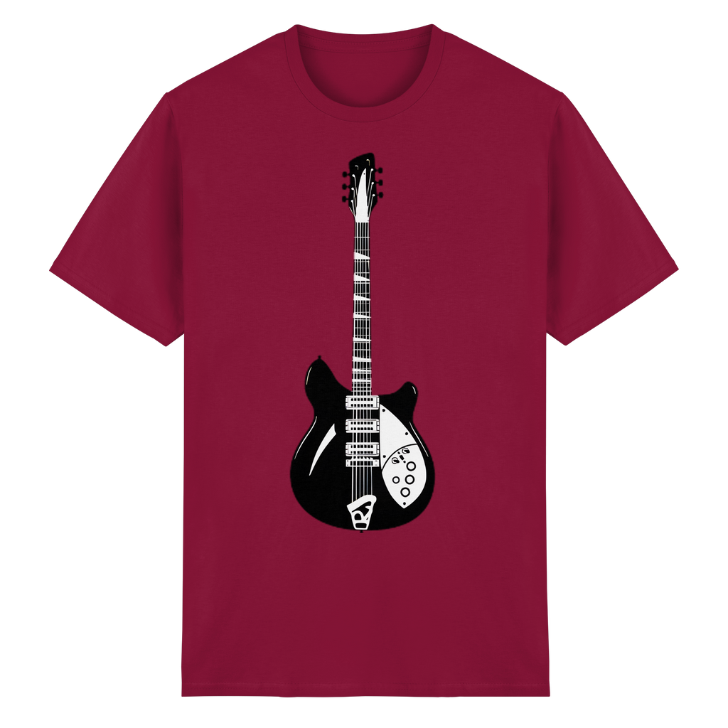 Rickenbacker T-Shirt 6 Farben S- 5XL - Schweres Baumwoll-T-Shirt