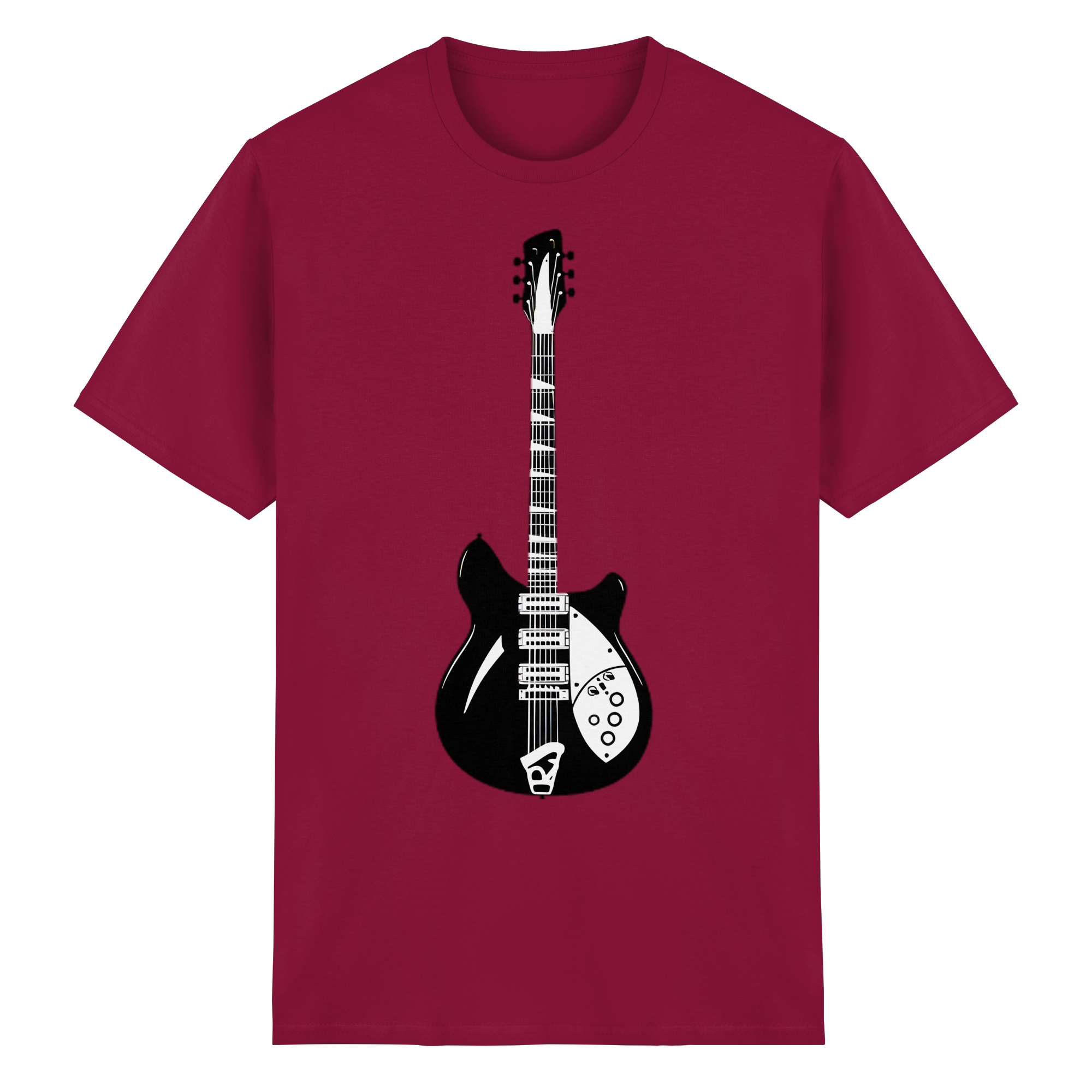 Rickenbacker T-Shirt 6 Farben S- 5XL - Schweres Baumwoll-T-Shirt