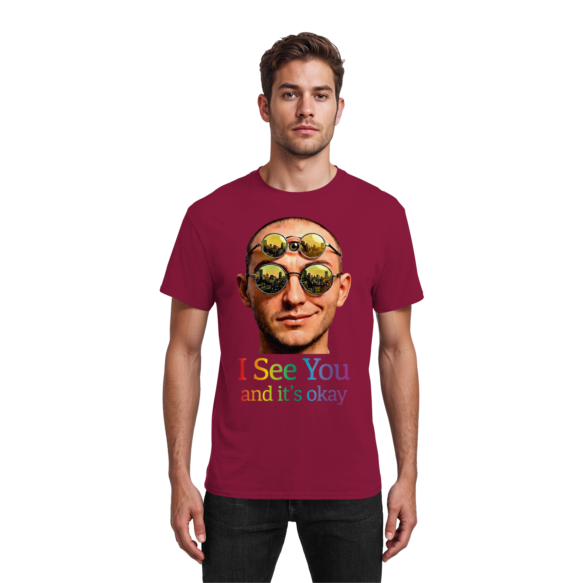 I See You T-Shirt Unisex 13 Farben S- 5XL - Heavy Cotton T-Shirt