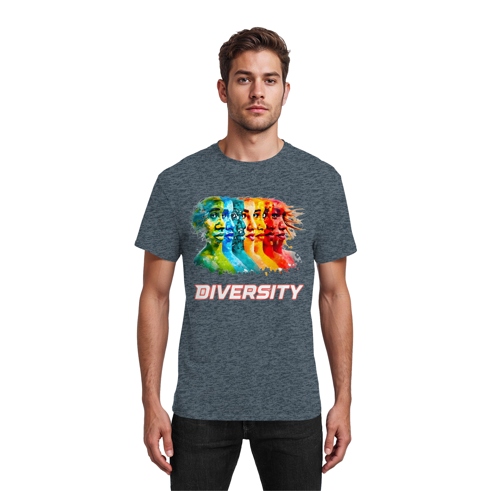 T-shirt Diversité | Soyez vous-même, radieux et unique 8 couleurs S-5XL