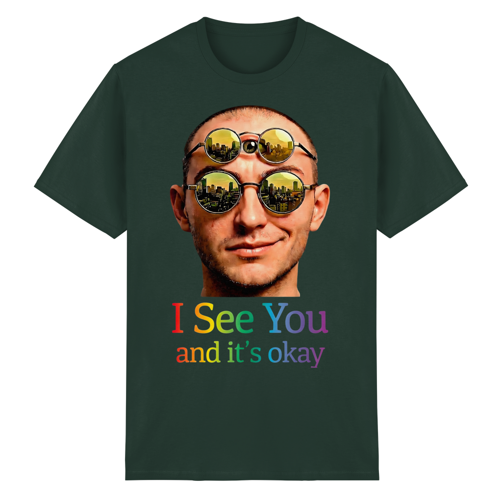 I See You T-Shirt Unisex 13 Farben S- 5XL - Heavy Cotton T-Shirt