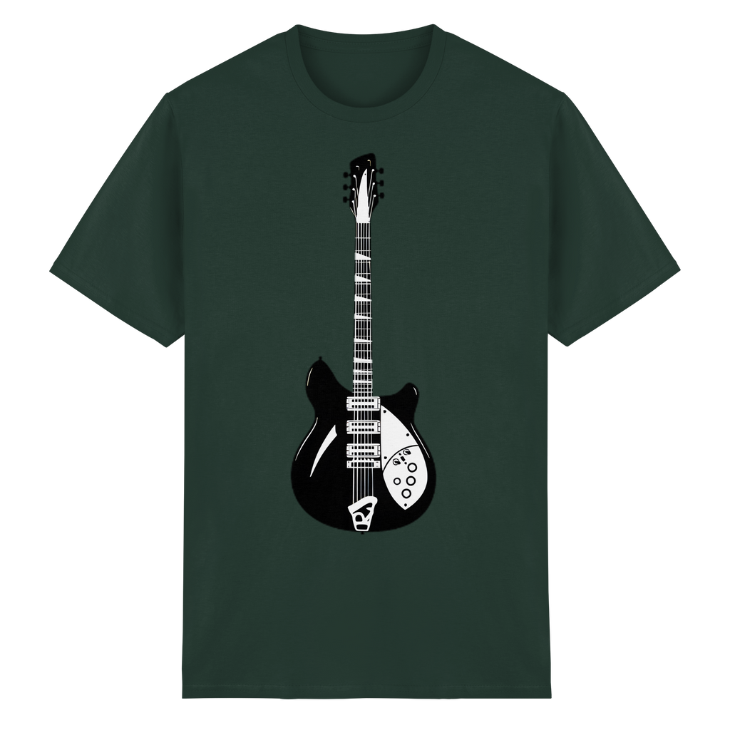 Rickenbacker T-Shirt 6 Farben S- 5XL - Schweres Baumwoll-T-Shirt