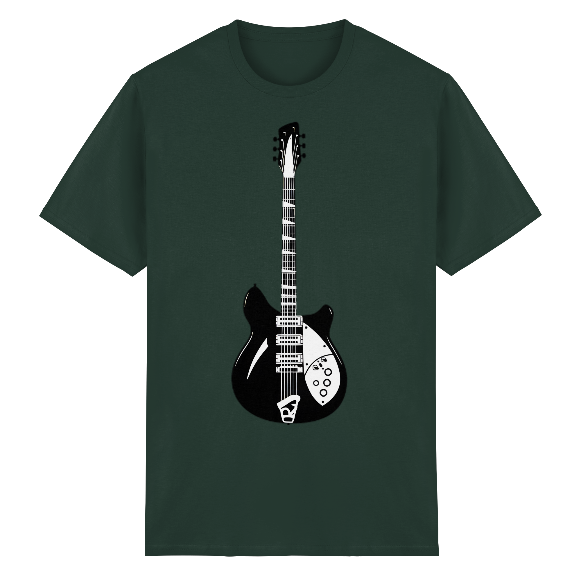 Rickenbacker T-Shirt 6 Farben S- 5XL - Schweres Baumwoll-T-Shirt