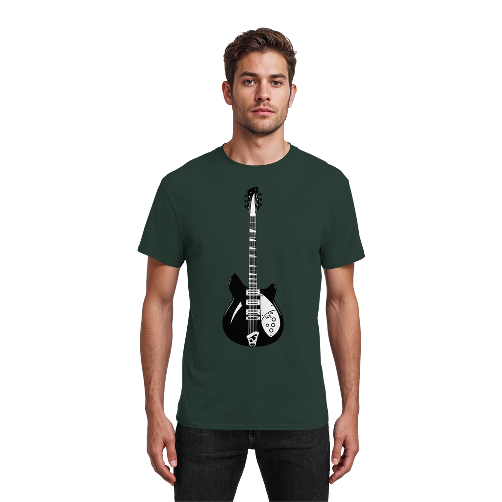 Rickenbacker T-Shirt 6 Farben S- 5XL - Schweres Baumwoll-T-Shirt