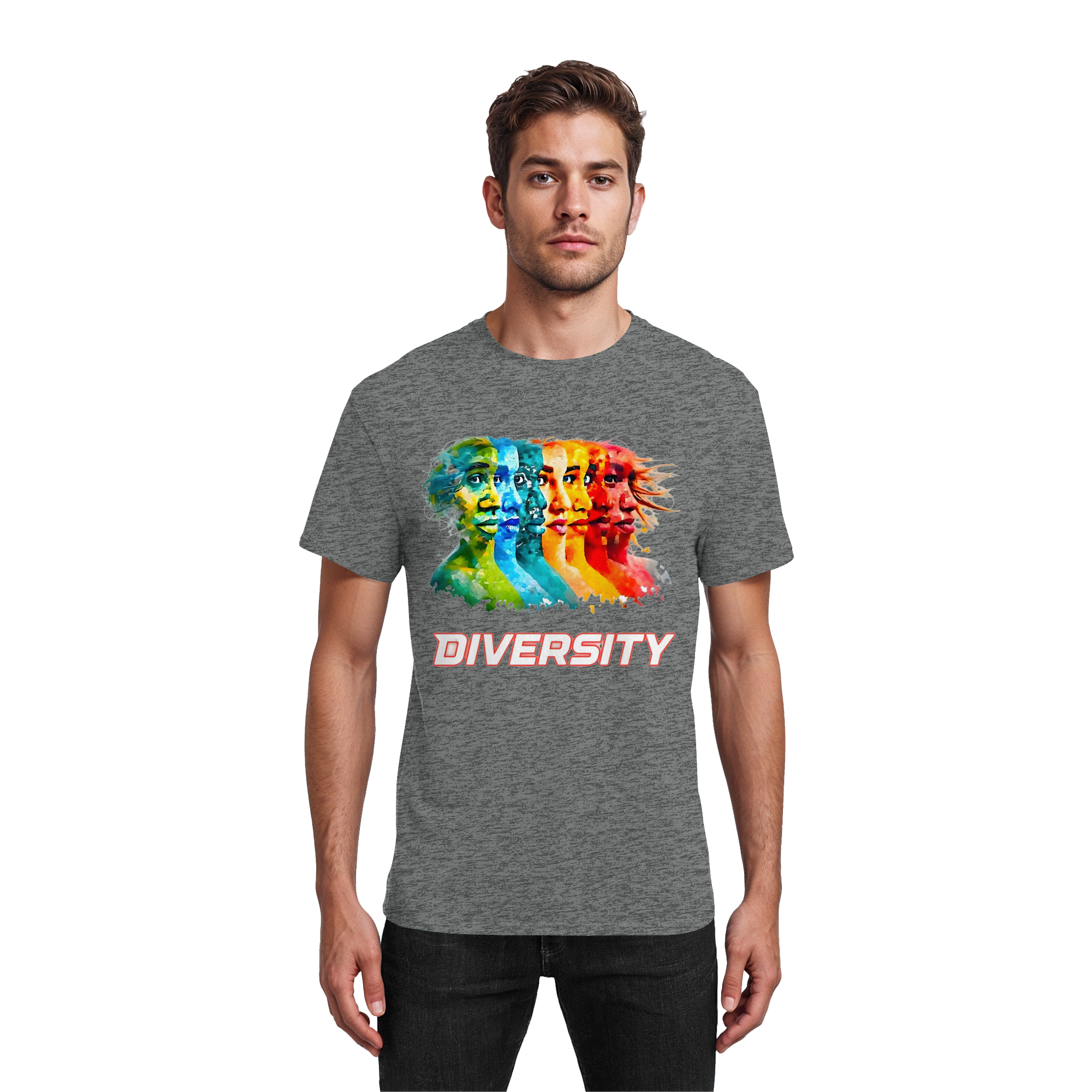 Vielfalt T-Shirt | Sei du selbst, strahlend & einzigartig 8 Farben S- 5XL
