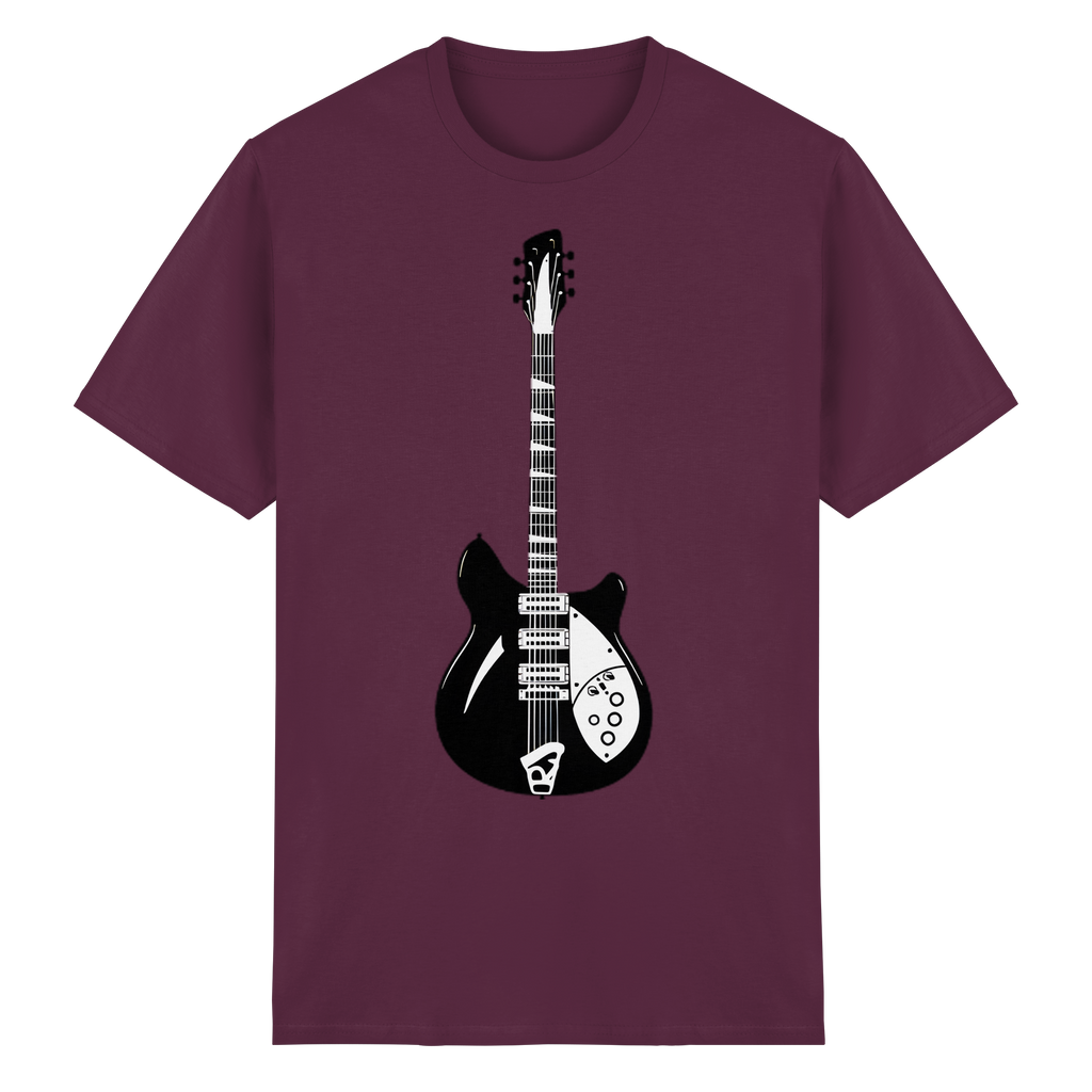 Rickenbacker T-Shirt 6 Farben S- 5XL - Schweres Baumwoll-T-Shirt