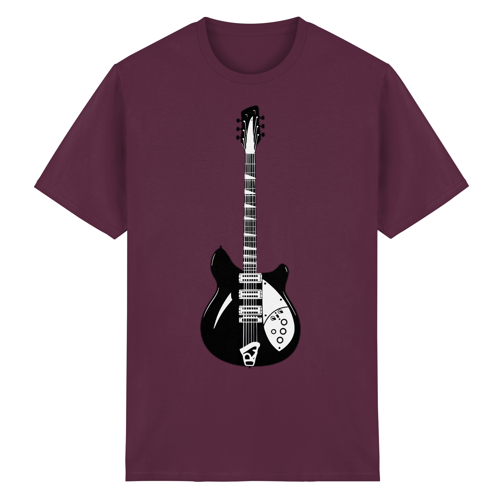 Rickenbacker T-Shirt 6 Farben S- 5XL - Schweres Baumwoll-T-Shirt