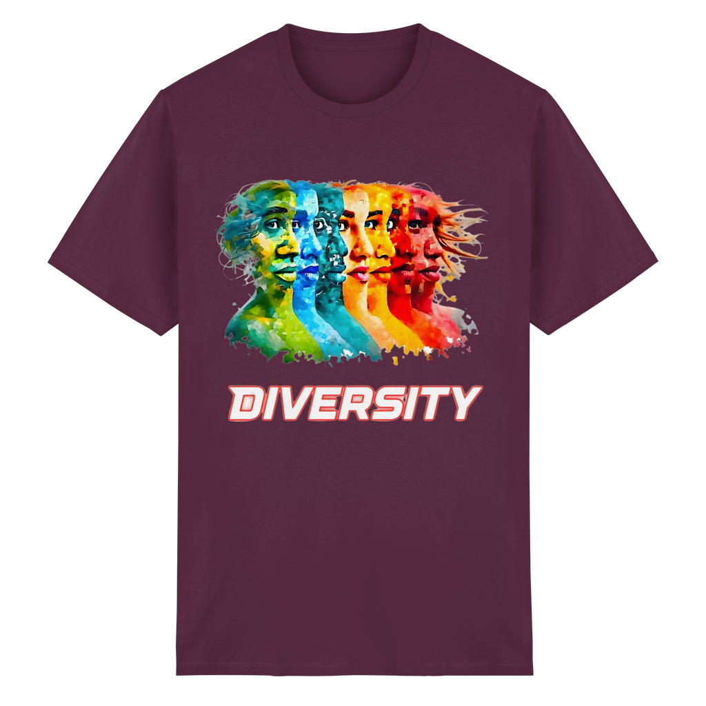Vielfalt T-Shirt | Sei du selbst, strahlend & einzigartig 8 Farben S- 5XL