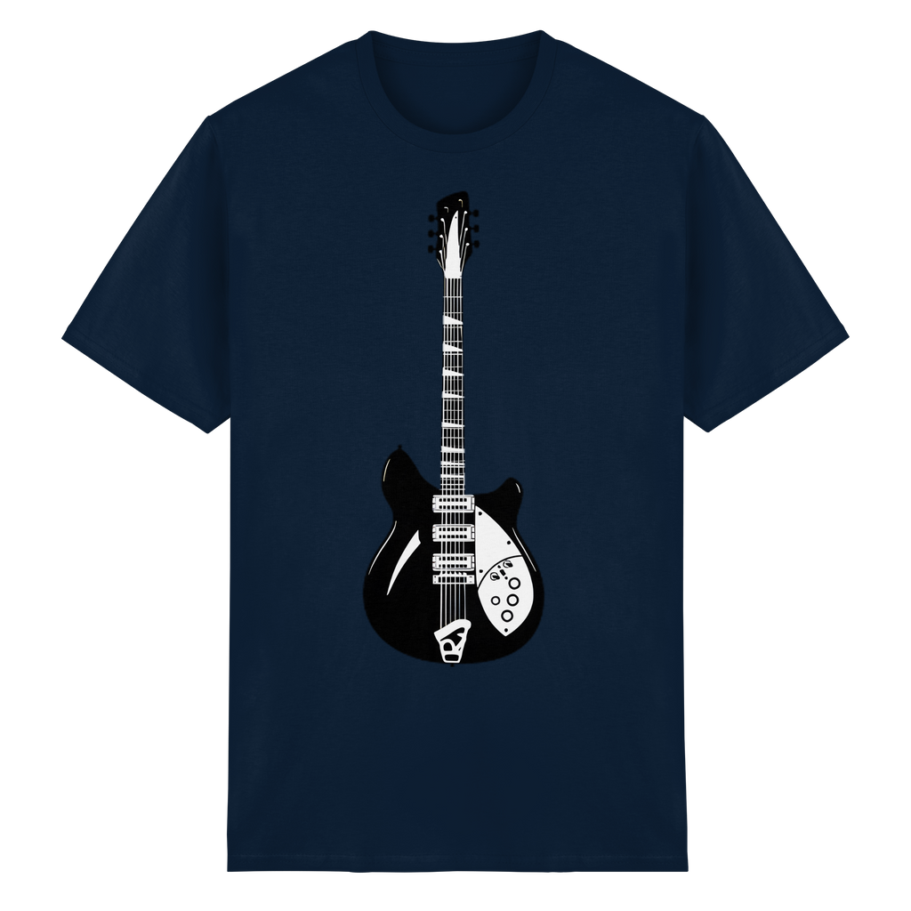 Rickenbacker T-Shirt 6 Farben S- 5XL - Schweres Baumwoll-T-Shirt