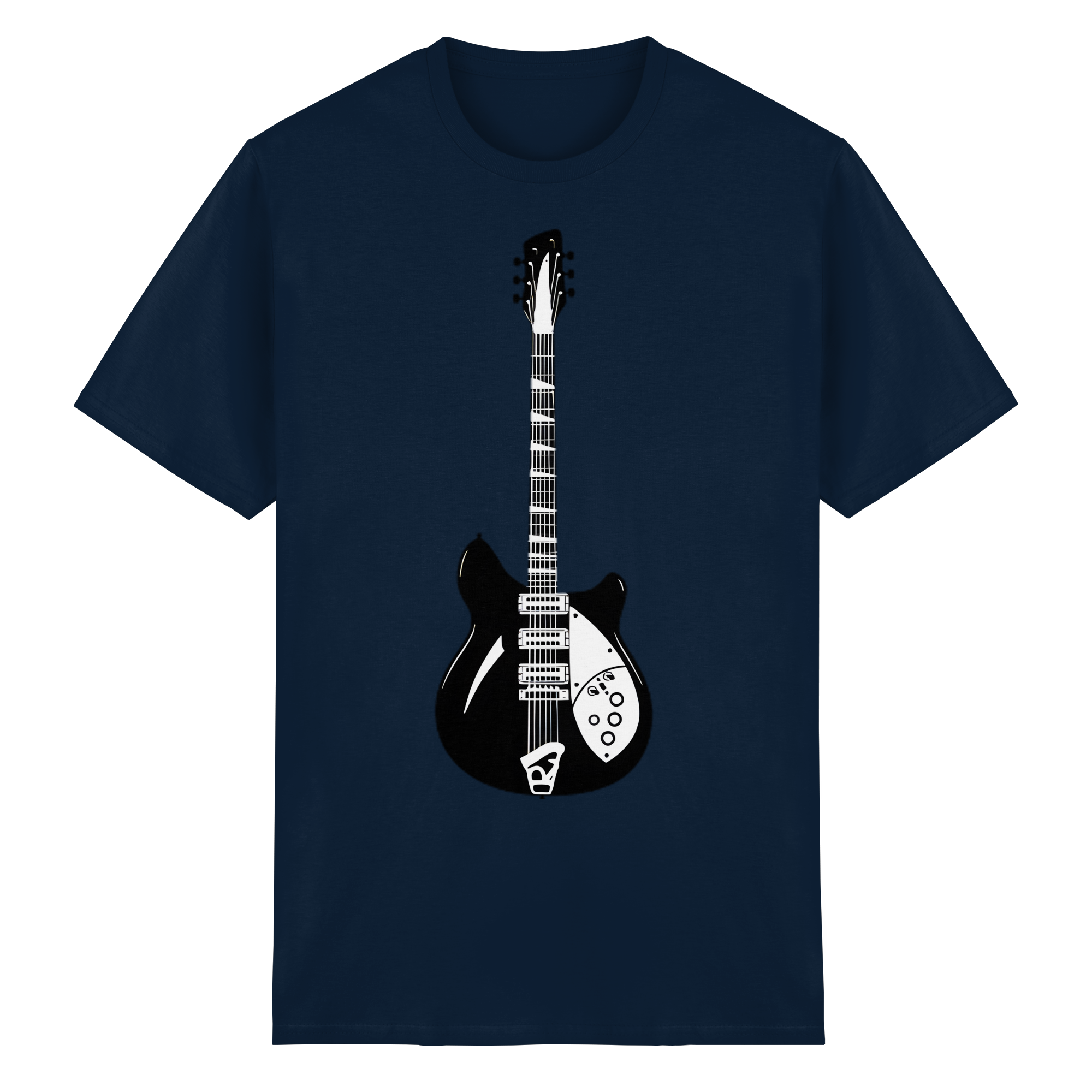 Rickenbacker T-Shirt 6 Farben S- 5XL - Schweres Baumwoll-T-Shirt