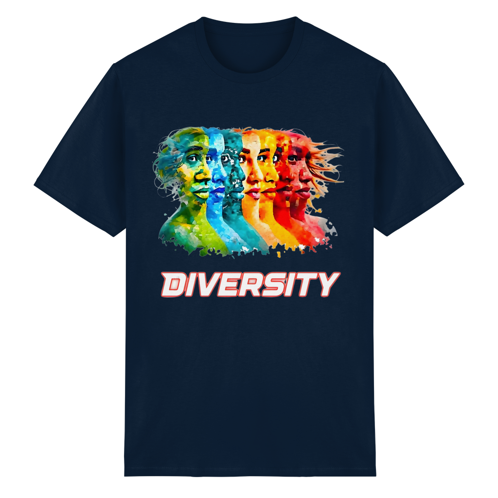 Vielfalt T-Shirt | Sei du selbst, strahlend & einzigartig 8 Farben S- 5XL