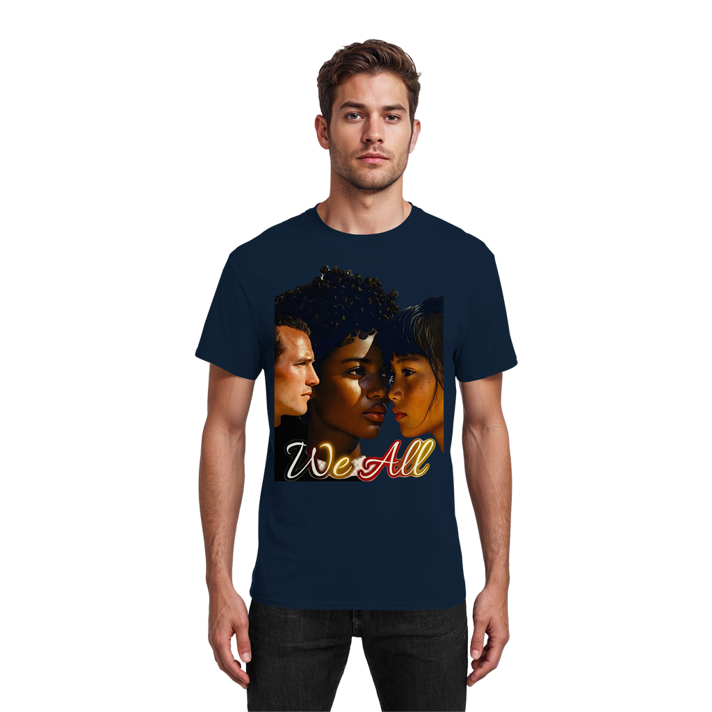 WE ALL T-Shirt Unisex 5 Colors S- 5XL - Heavy Cotton Tee
