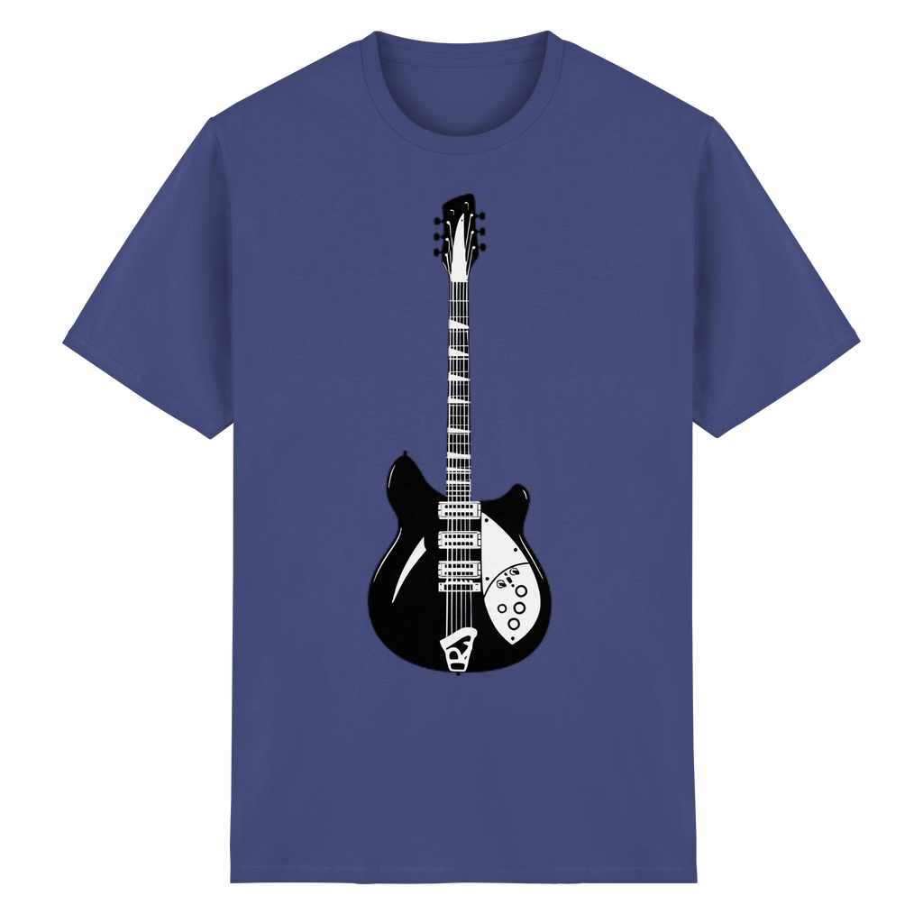 Rickenbacker T-Shirt 6 Farben S- 5XL - Schweres Baumwoll-T-Shirt