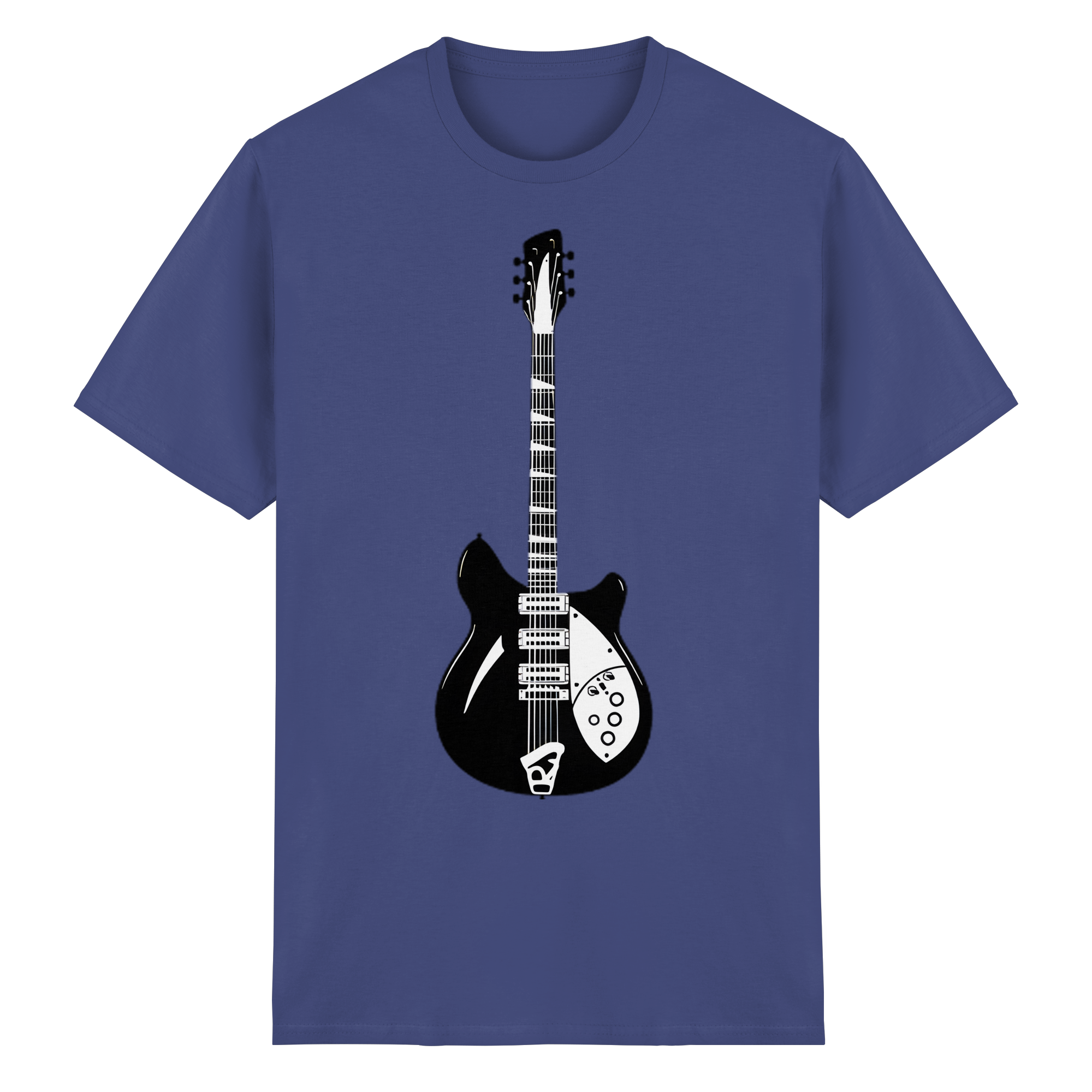 Rickenbacker T-Shirt 6 Farben S- 5XL - Schweres Baumwoll-T-Shirt
