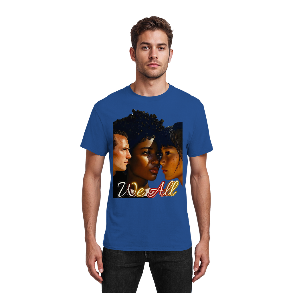 WE ALL T-Shirt Unisex 5 Colors S- 5XL - Heavy Cotton Tee