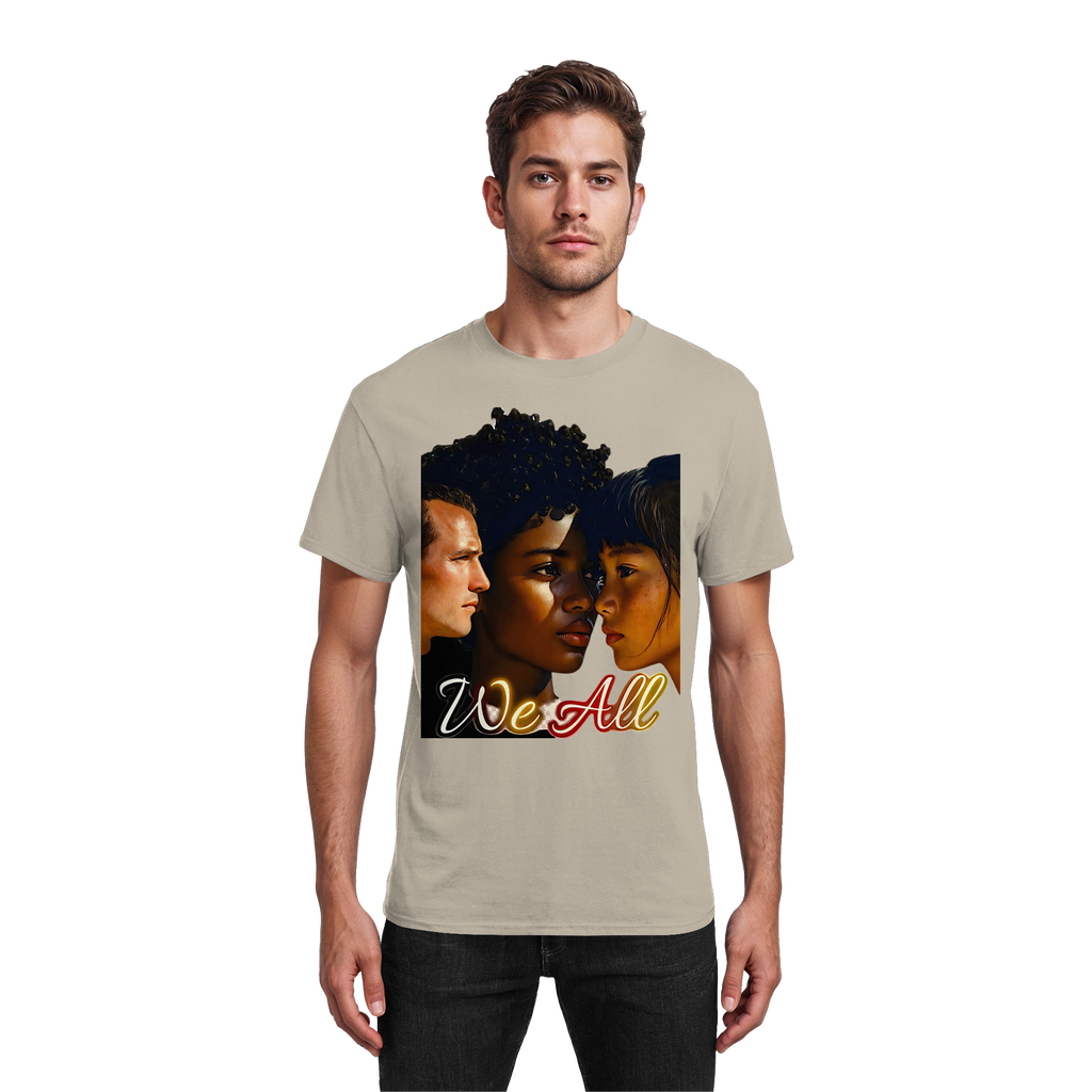 WE ALL T-Shirt Unisex 5 Colors S- 5XL - Heavy Cotton Tee