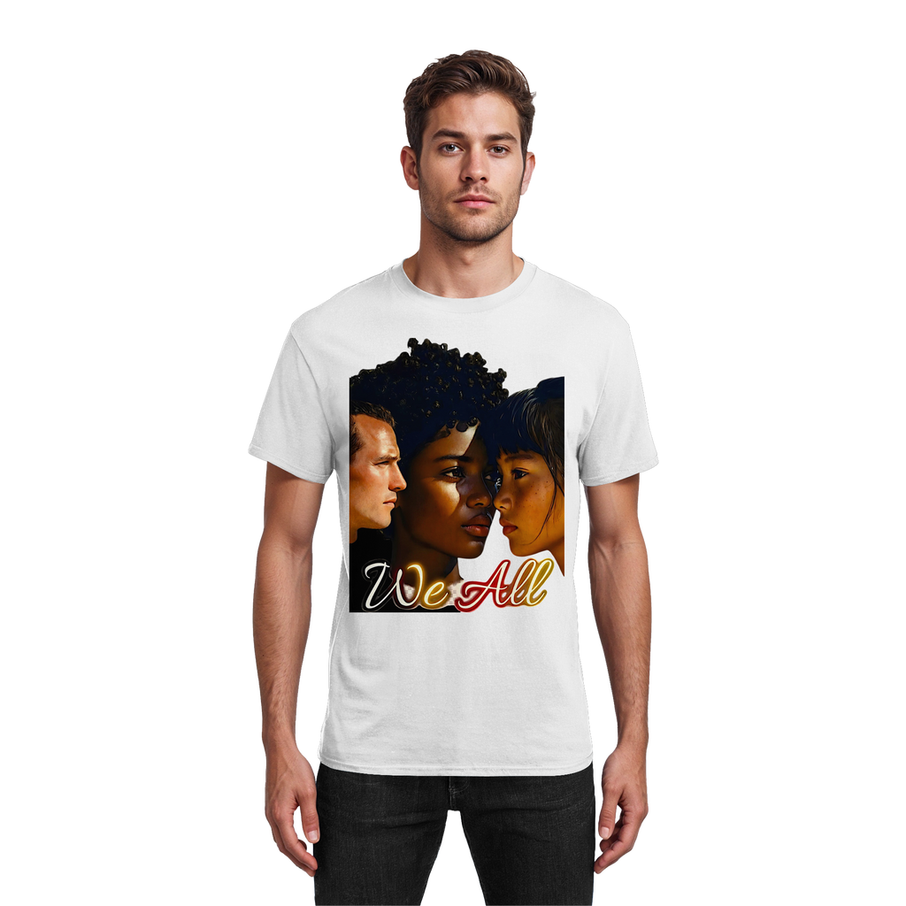 WE ALL T-Shirt Unisex 5 Colors S- 5XL - Heavy Cotton Tee