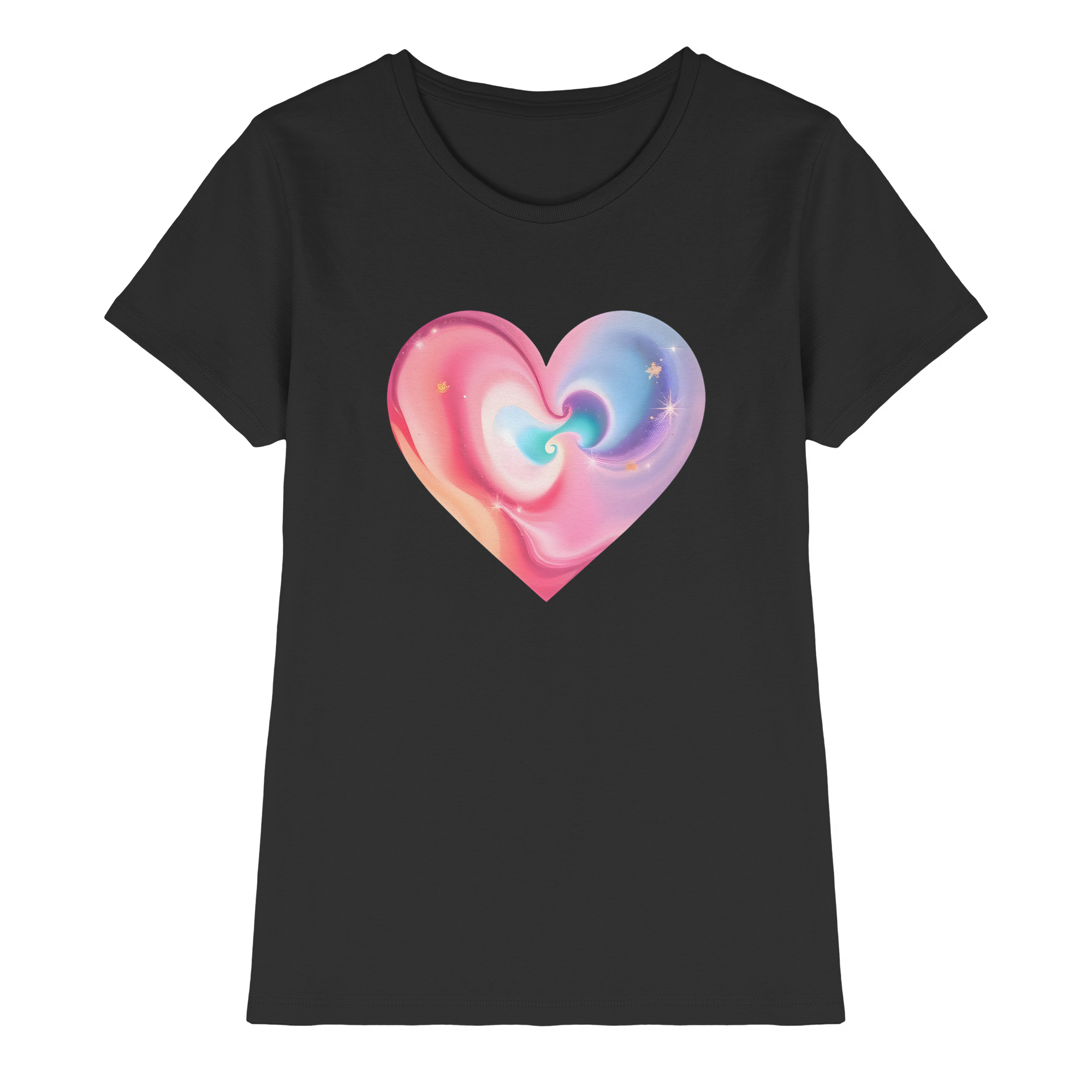 Magic Heart Damen T-Shirt 10 Farben XS- XXL - Premium-Shirt für Frauen