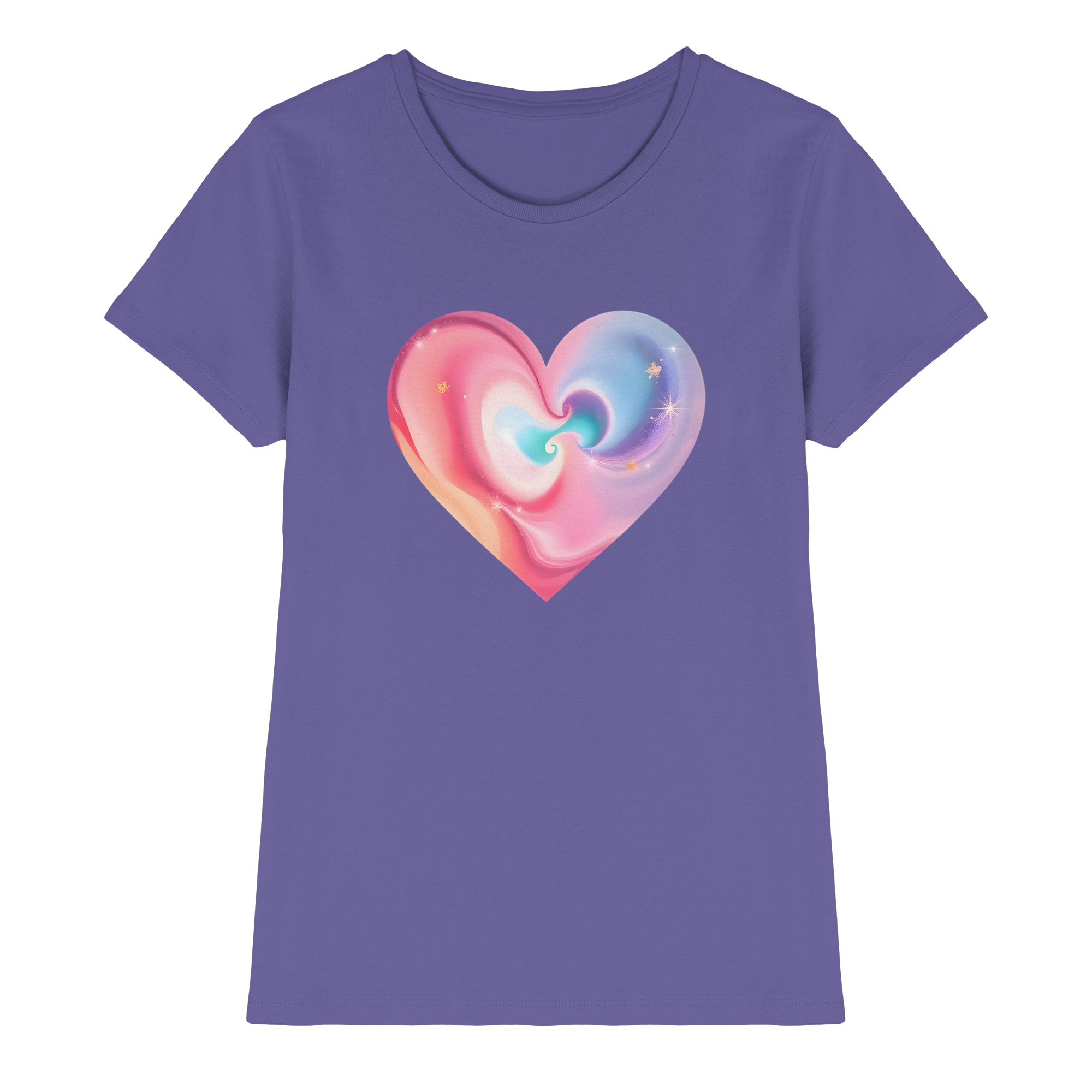 Magic Heart Damen T-Shirt 10 Farben XS- XXL - Premium-Shirt für Frauen