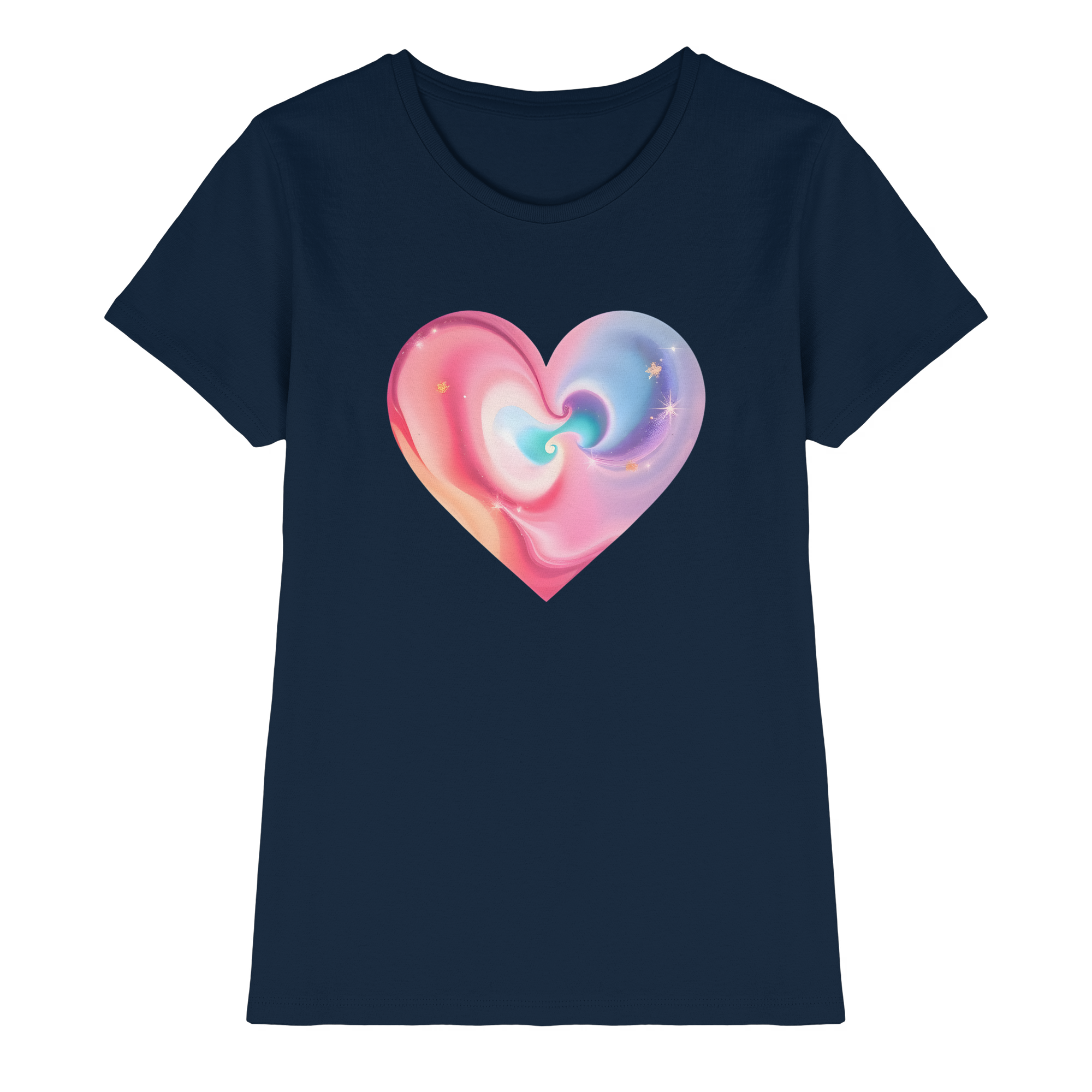 Magic Heart Damen T-Shirt 10 Farben XS- XXL - Premium-Shirt für Frauen