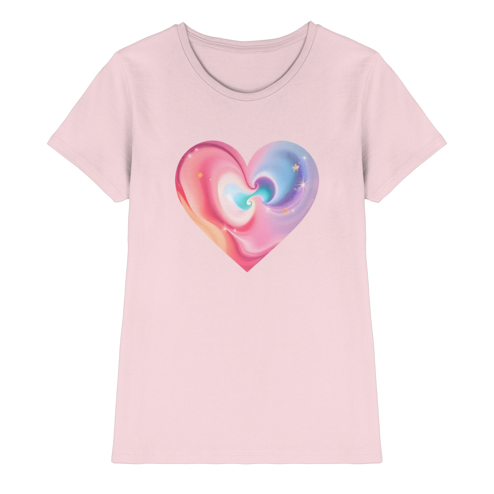 Magic Heart Damen T-Shirt 10 Farben XS- XXL - Premium-Shirt für Frauen